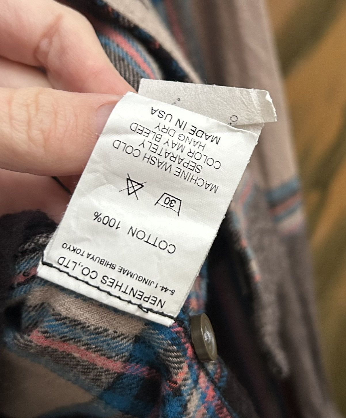 Engineered Garments Engineered Garments Round Collar Big Plaid Flannel Shirt Size US L / EU 52-54 / 3 - 6 Thumbnail