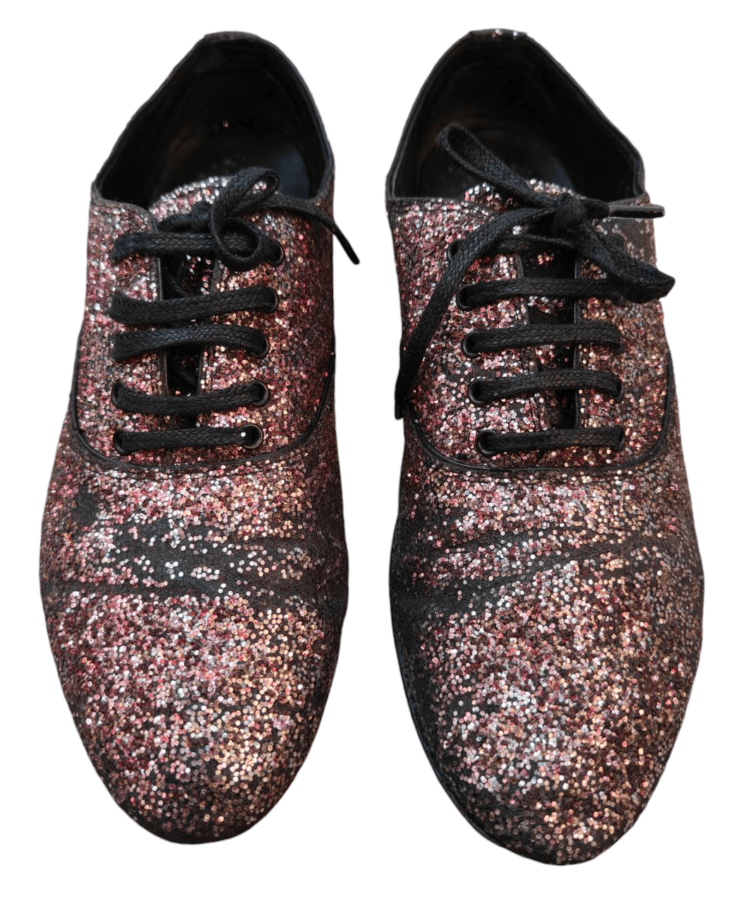 Saint Laurent Paris Saint Lauren Glitter Calf Skin Shoe Size US 4 / IT 34 - 1 Thumbnail