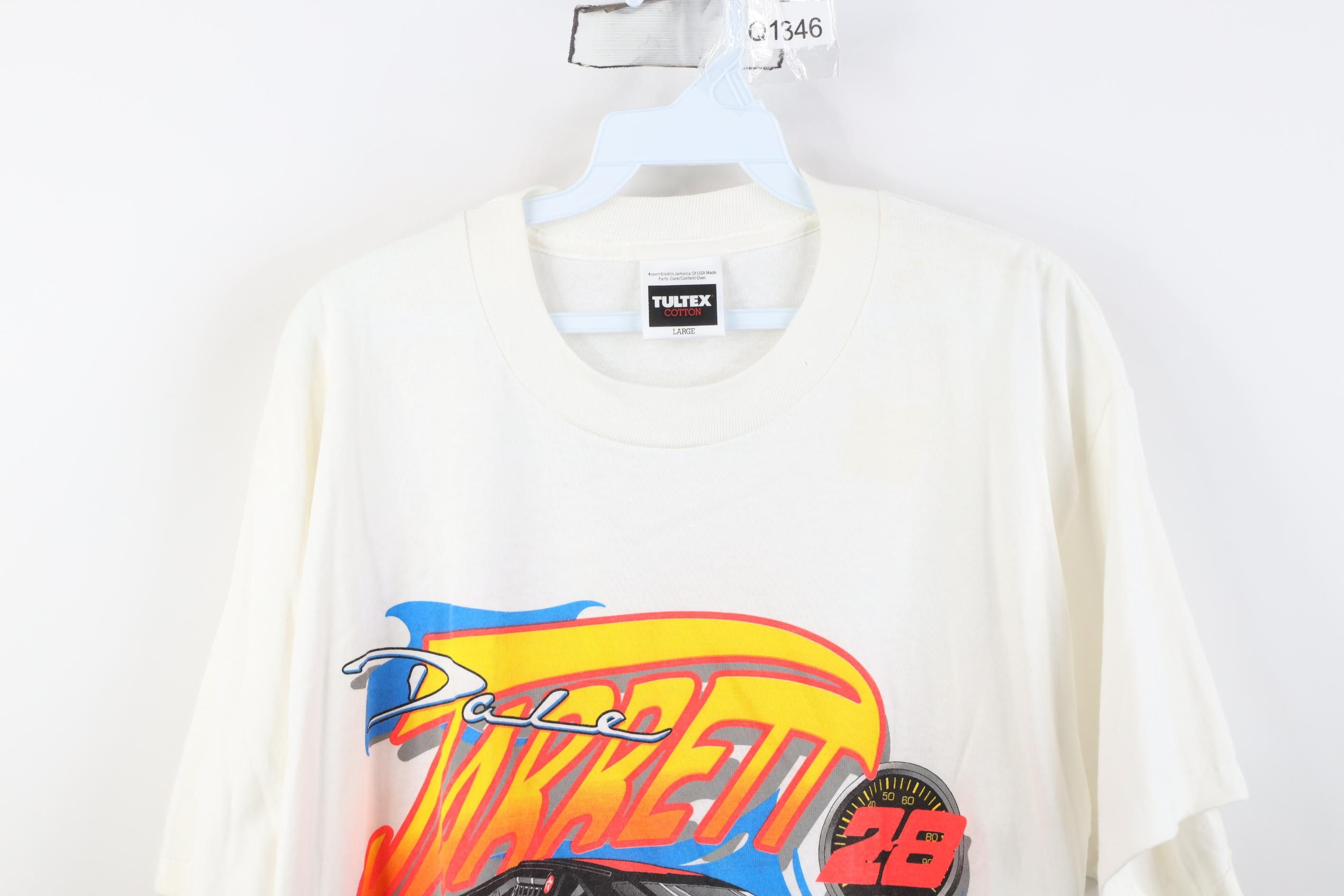 Vintage Vintage 90s NASCAR Jarrett Texaco Havoline Racing T-Shirt Size US L / EU 52-54 / 3 - 2 Thumbnail