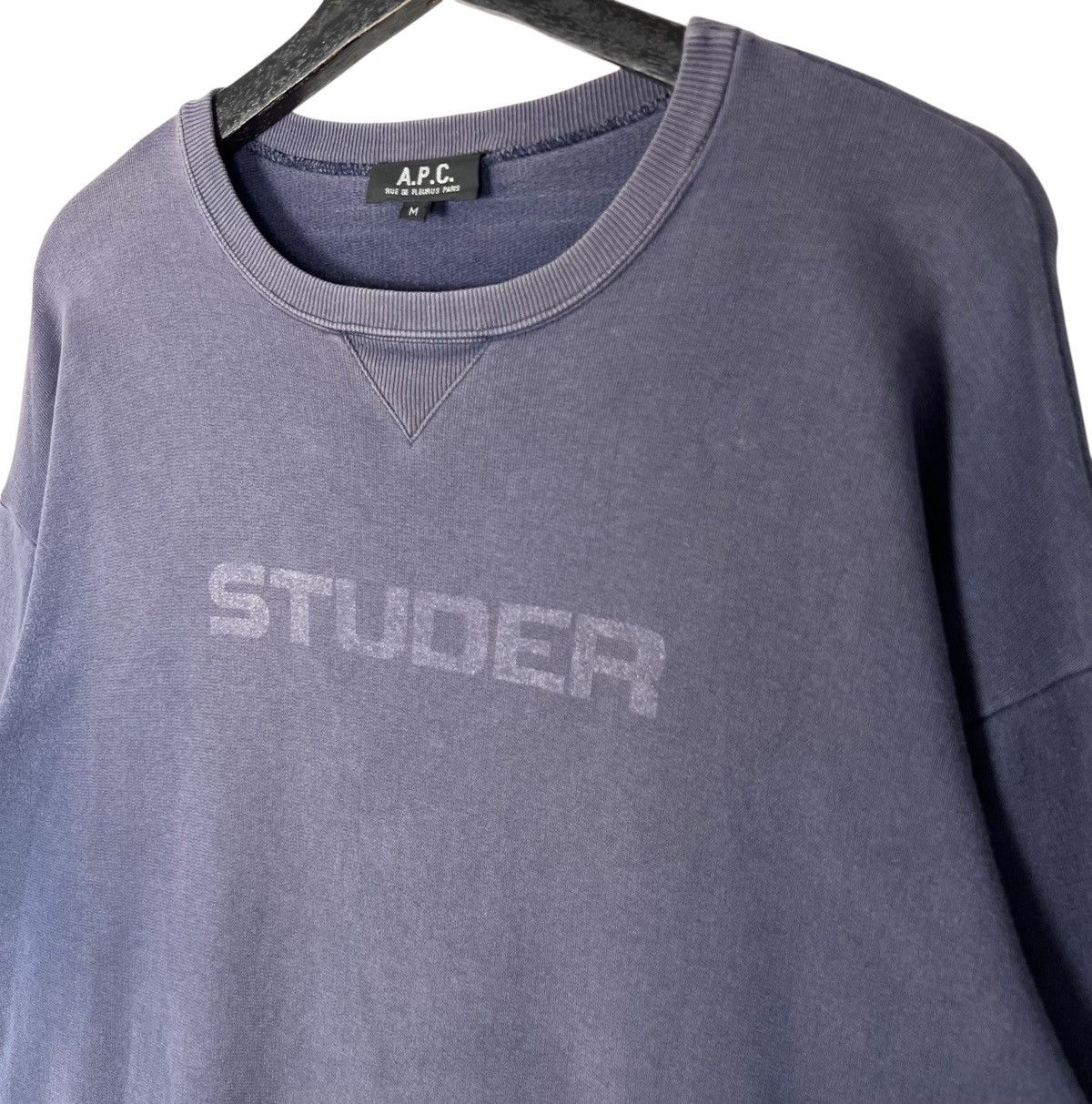 A.P.C. APC Studer Spellout Sweatshirt Size US M / EU 48-50 / 2 - 4 Thumbnail