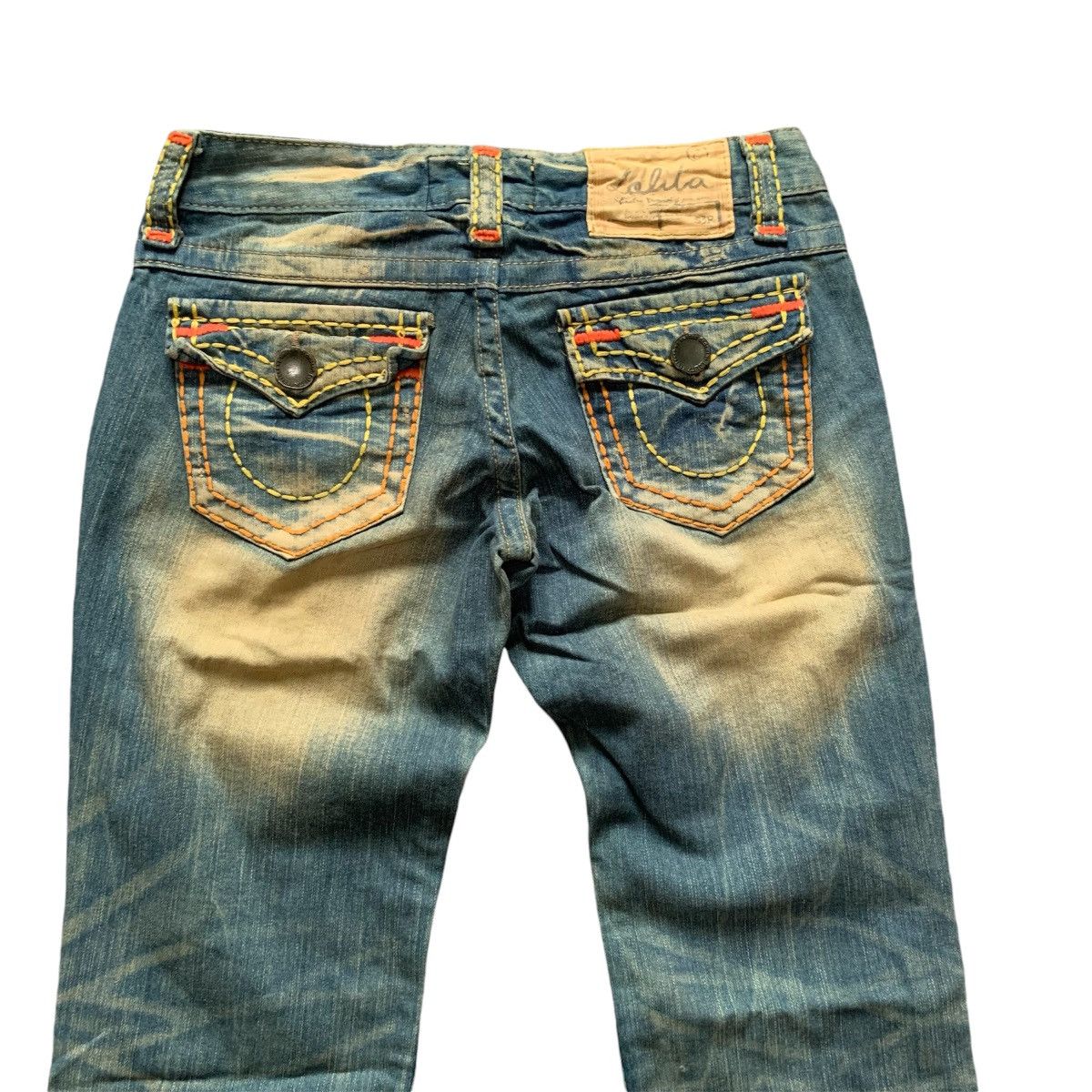 If Six Was Nine × Japanese Brand × Le Grande Bleu (L.G.B.) Lolita spiral cit flare jeans Size US 30 / EU 46 - 10 Thumbnail