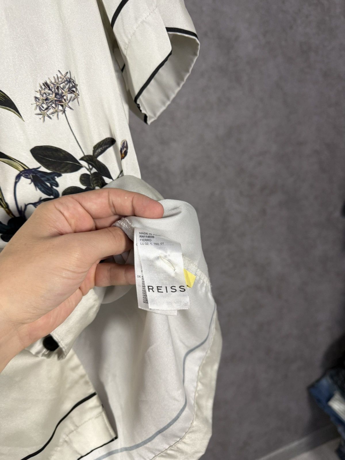 Reiss Reiss designer hawaiian shirt Size US L / EU 52-54 / 3 - 6 Thumbnail