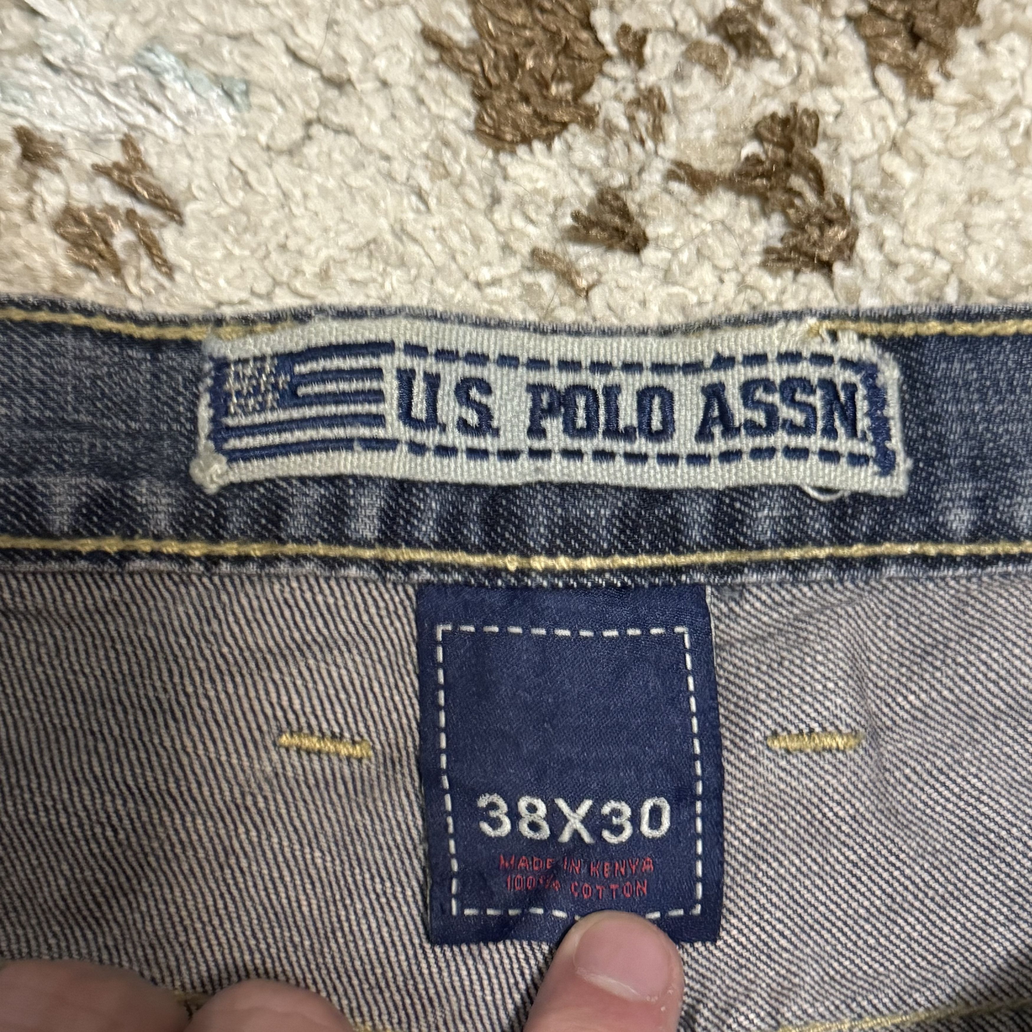 U.S. Polo Assn. Vintage USPA US Polo Assn Baggy Jeans Size 38x30 Y2K Size US 38 / EU 54 - 6 Thumbnail