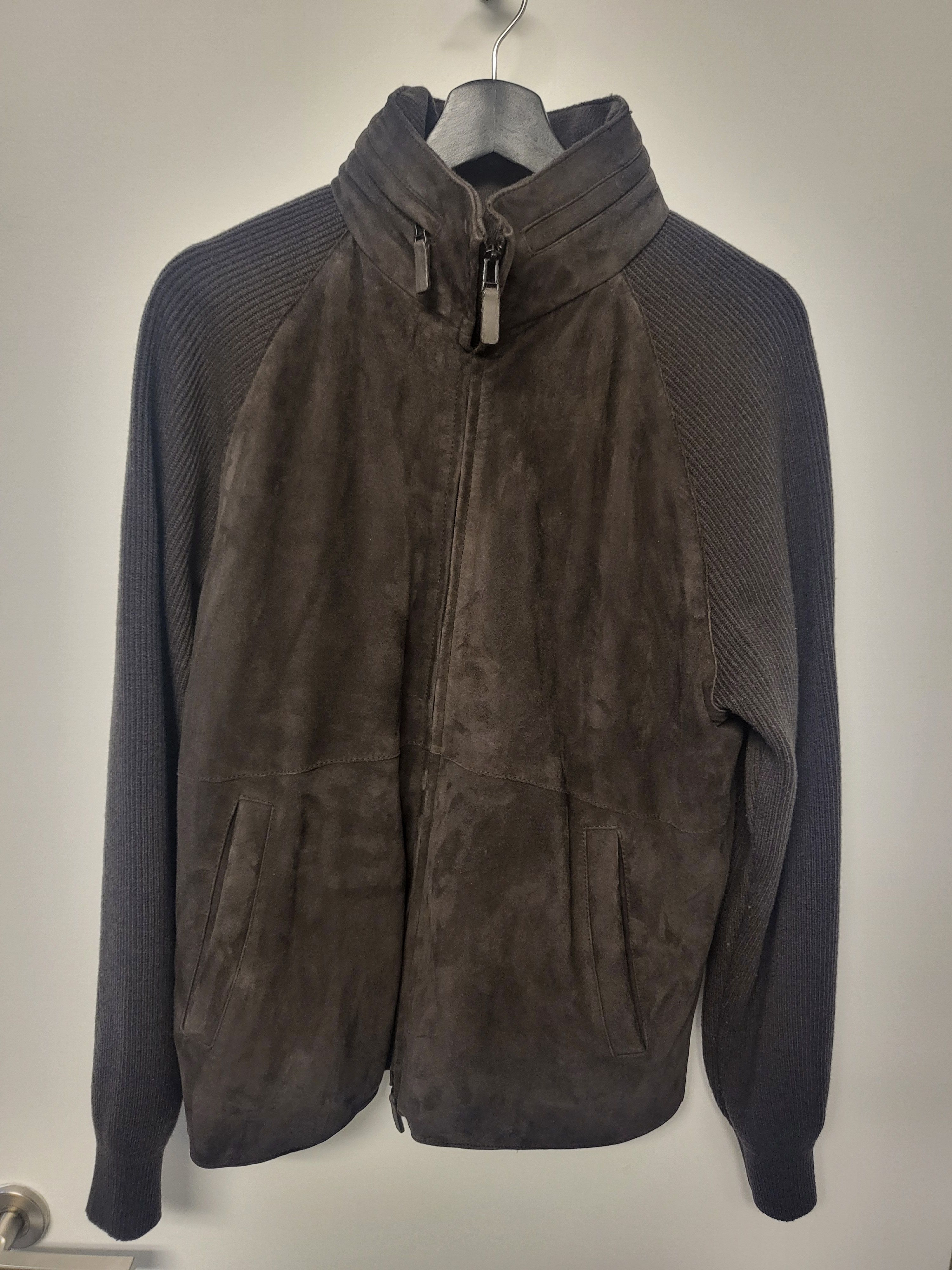 Emporio Armani Emporio Armani suede blouson jacket IT50 US40 Brown Size US M / EU 48-50 / 2 - 4 Thumbnail