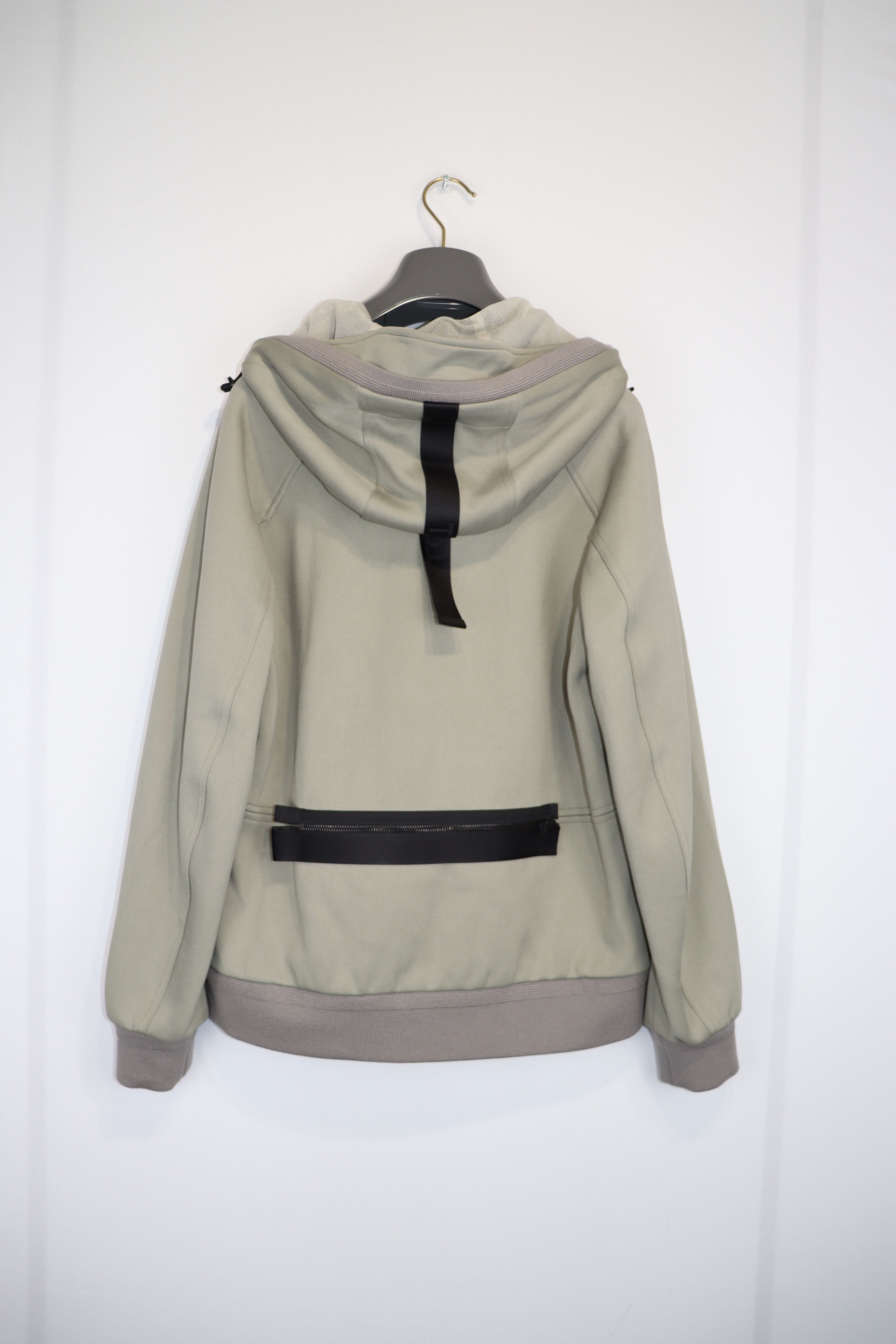 Tom Ford o1rshd1 Zip Up Jacket Hoodie in Light Stone Grey Size US M / EU 48-50 / 2 - 9 Thumbnail