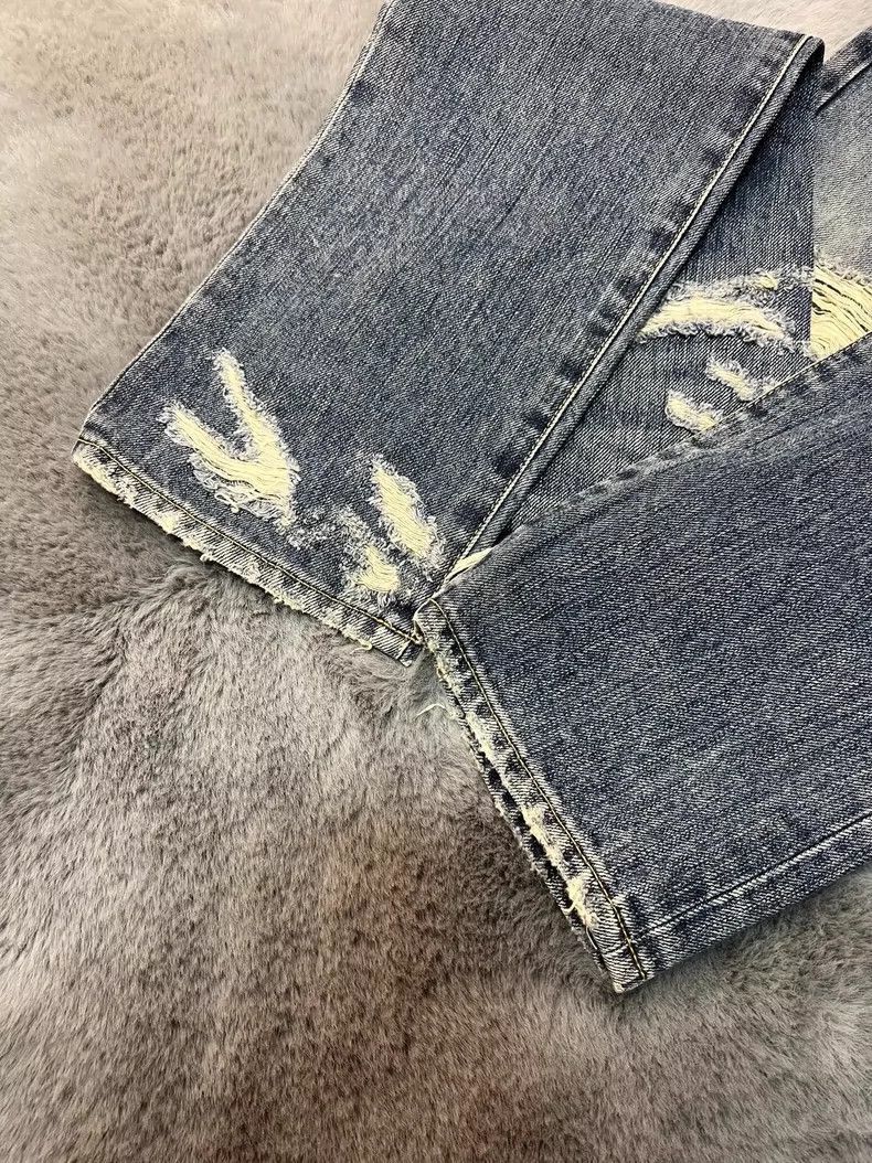 Other Saint Laurent Distressed Blue Denim Jeans-2507 Size US 32 / EU 48 - 6 Thumbnail