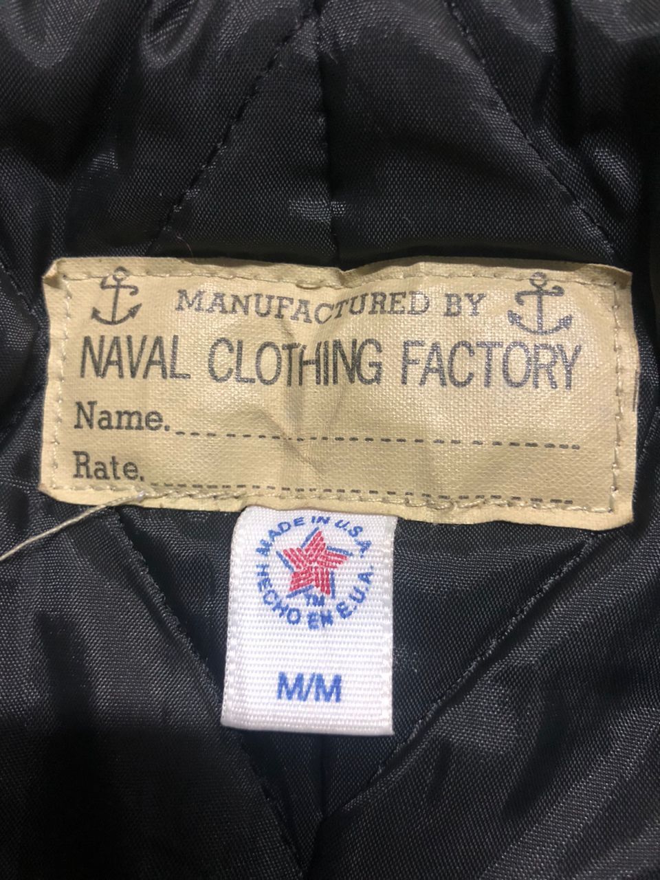 Naval Clothing Factory Vintage Naval Clothing Factory Pea Coat Wool Quilted Lined Size US M / EU 48-50 / 2 - 11 Thumbnail