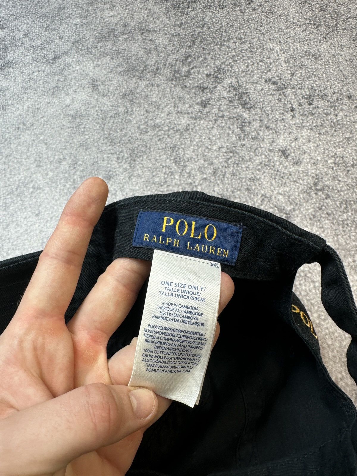 Polo Ralph Lauren × Vintage Vintage Polo Ralph Lauren Navy Cap Streetwear USA 90s logo Size ONE SIZE - 3 Thumbnail