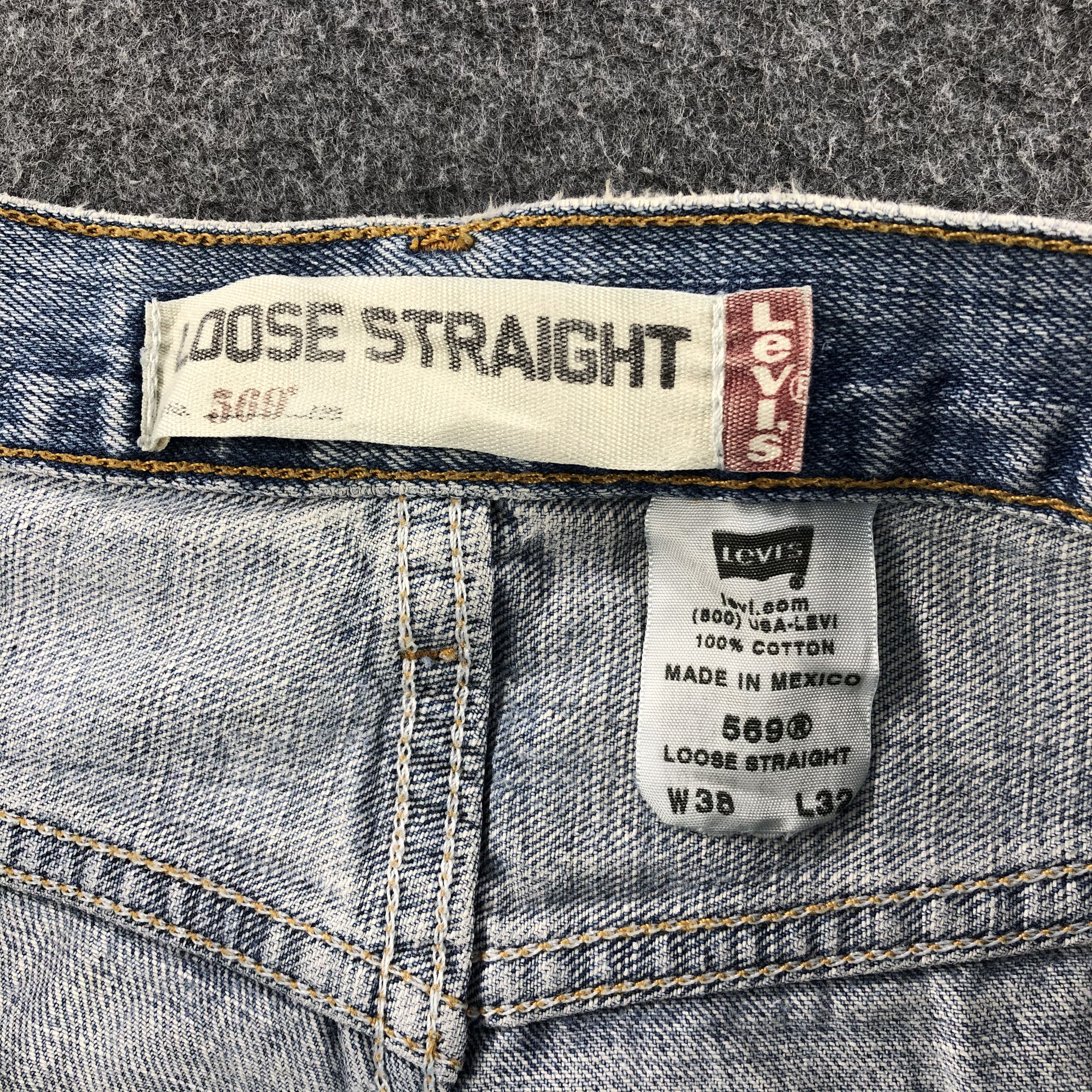 Levi's × Vintage Vintage Light Wash Levis 569 Denim Jeans-JM715 Size US 37 - 10 Thumbnail