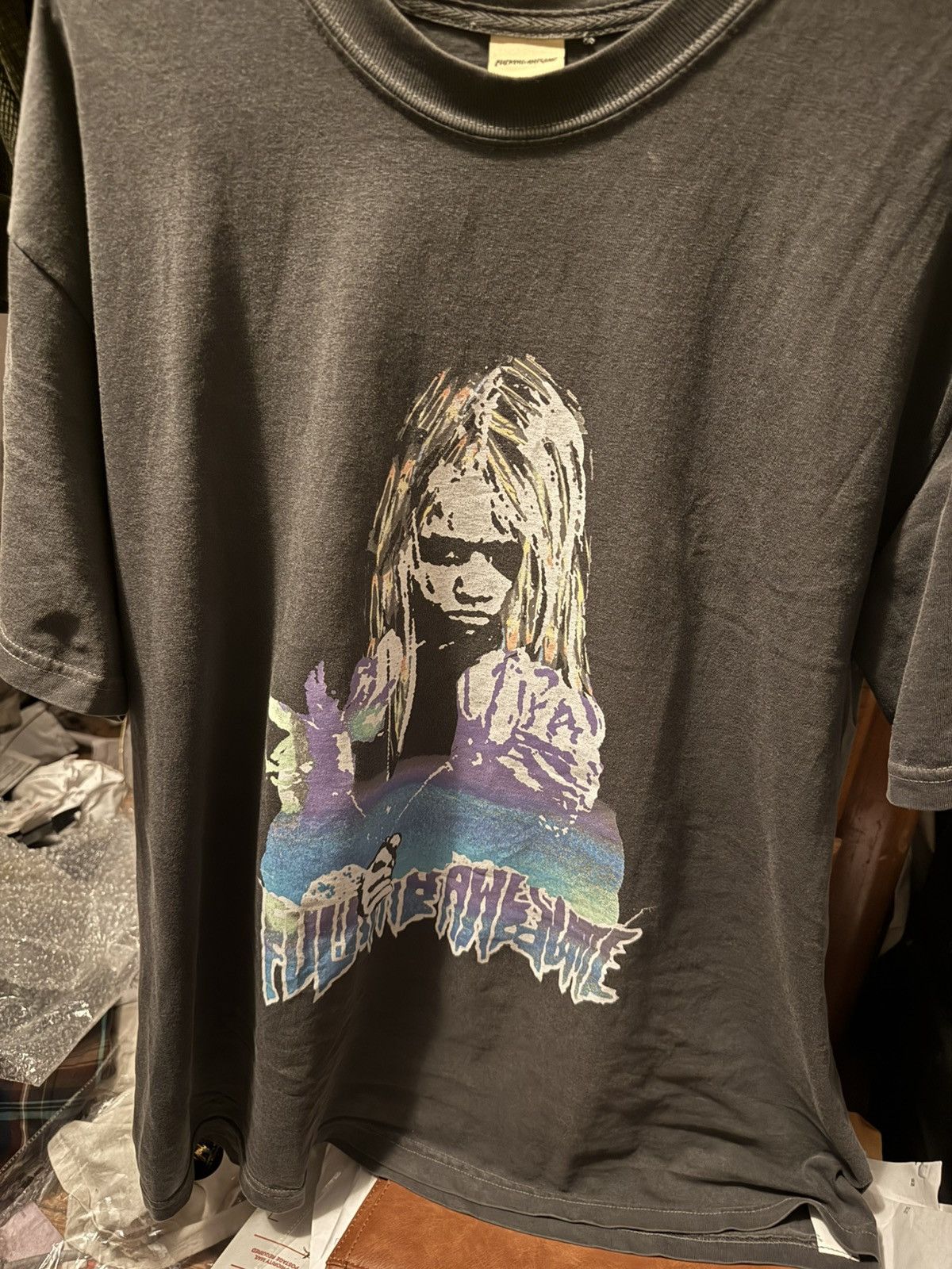 Scary Looking Girl with Fucking Awesome Logo XL