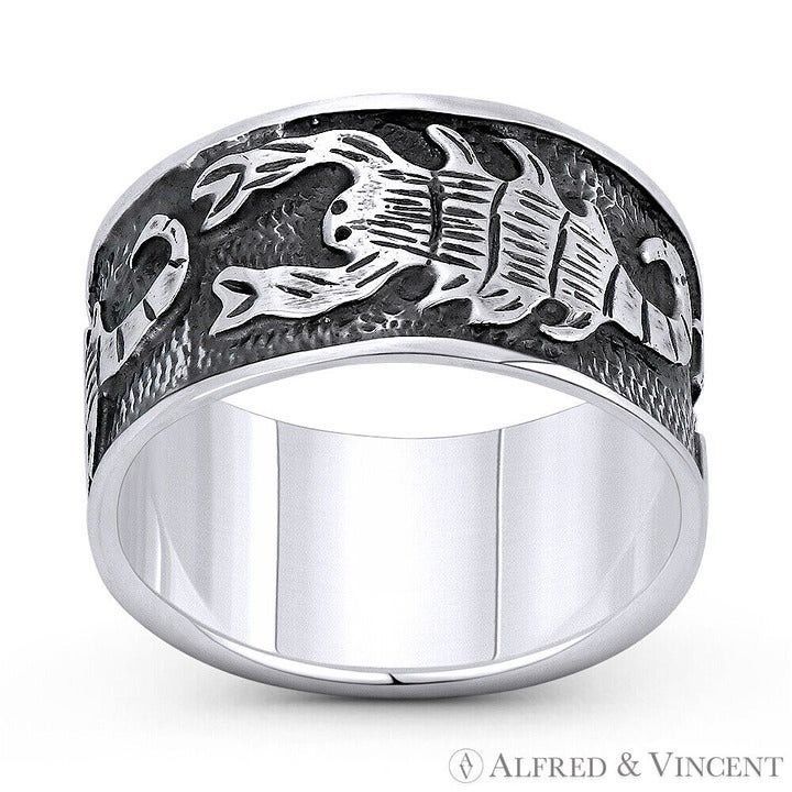 Other Scorpion Arachnid Goth Charm Ring in .925 Sterling Silver Size ONE SIZE - 1 Preview