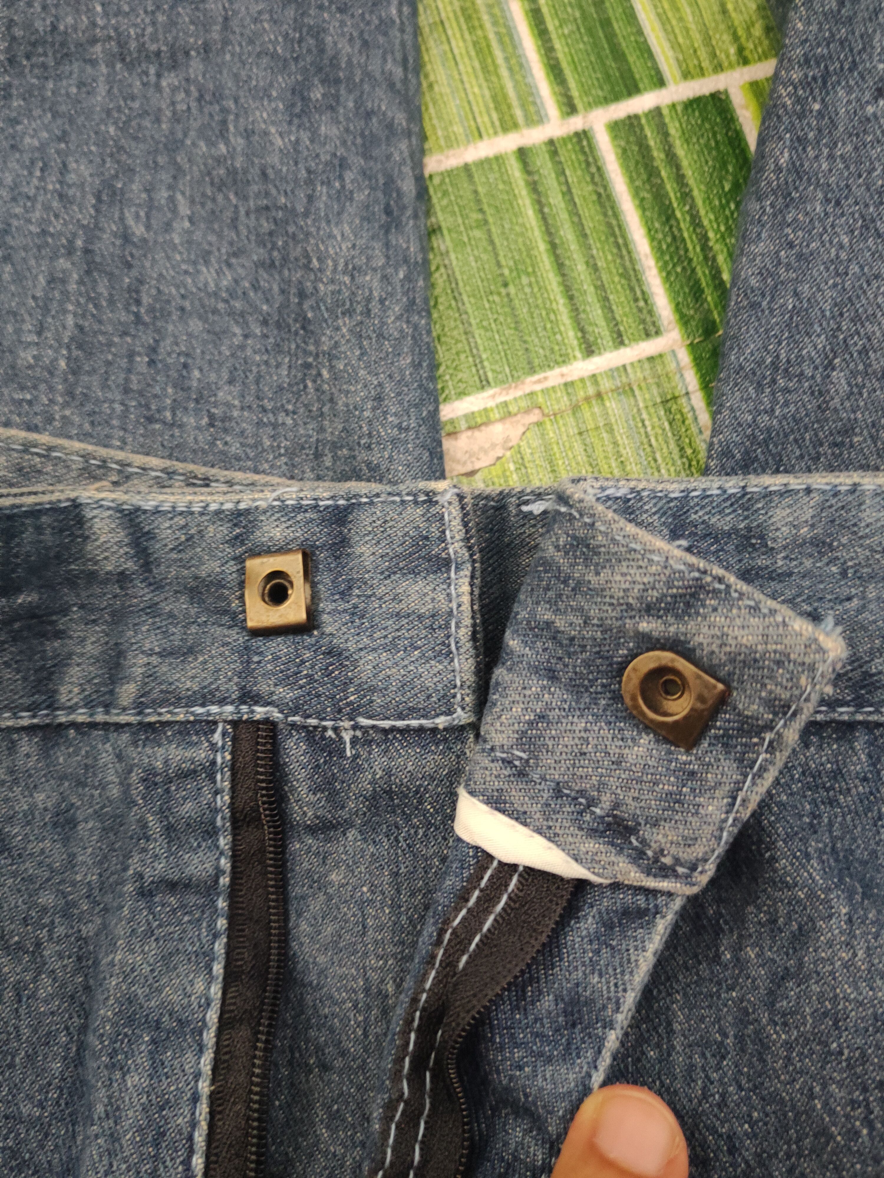 Japanese Brand DL G-Twenty-K-Tex Blue Distressed Ripped Jeans #1797 Size US 36 / EU 52 - 17 Thumbnail