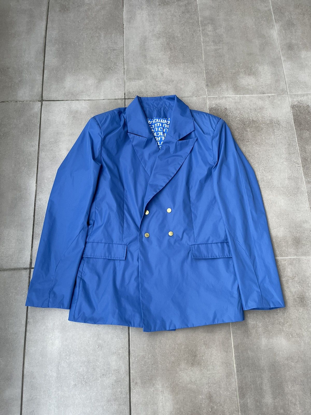 Other !DS! SS22 Nikolaj Storm Pisac Technical Blue Blazer Jacket Size US M / EU 48-50 / 2 - 5 Thumbnail