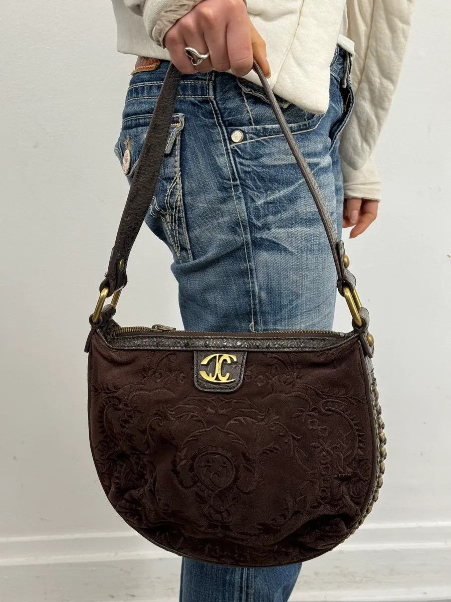 Roberto Cavalli AW2007 Cavalli Embroided Brown Handle Bag Size ONE SIZE - 2 Thumbnail
