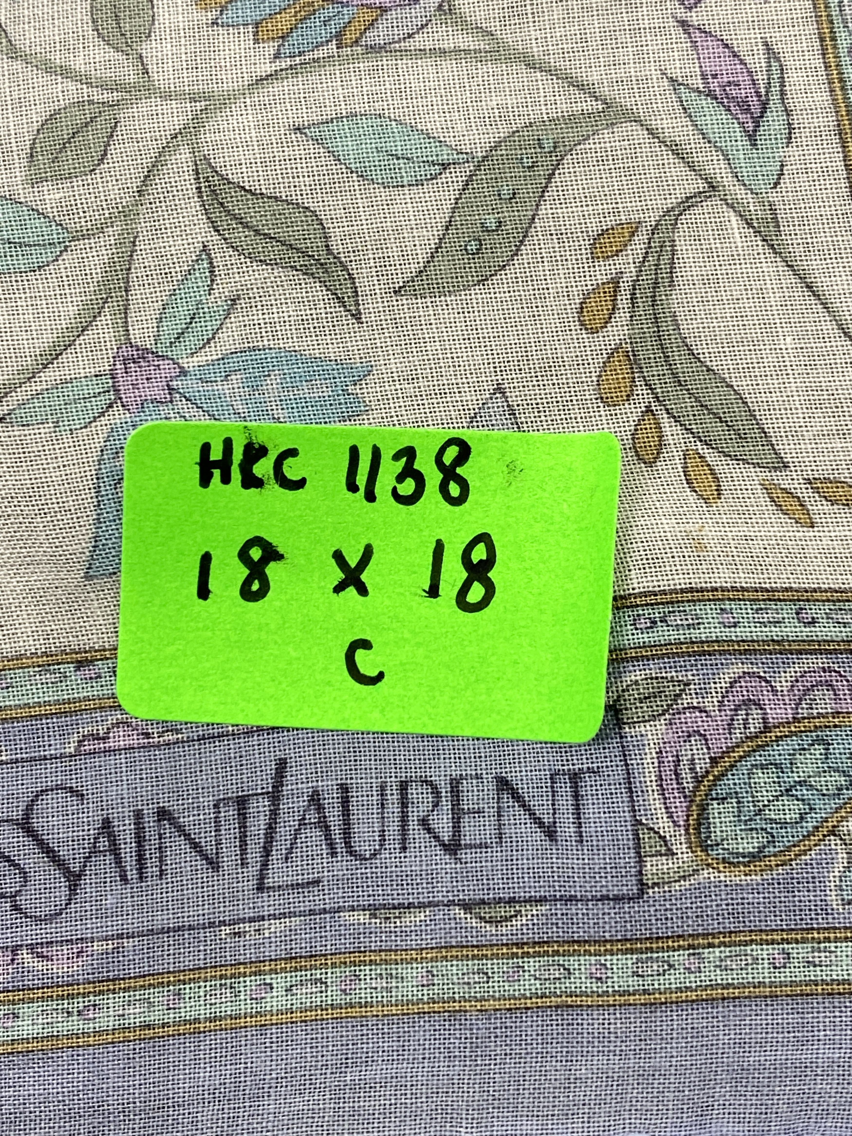 Yves Saint Laurent Yves Saint Laurent Handkerchief / Neckerchief HKC1138 Size ONE SIZE - 8 Thumbnail