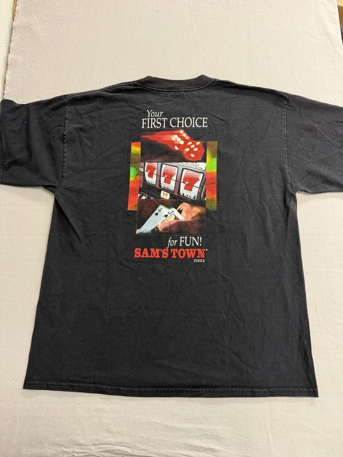 Gildan Sam's Town Tunica Resorts MS Black Jack, Slots, Dice XL Size US XL / EU 56 / 4 - 1 Thumbnail