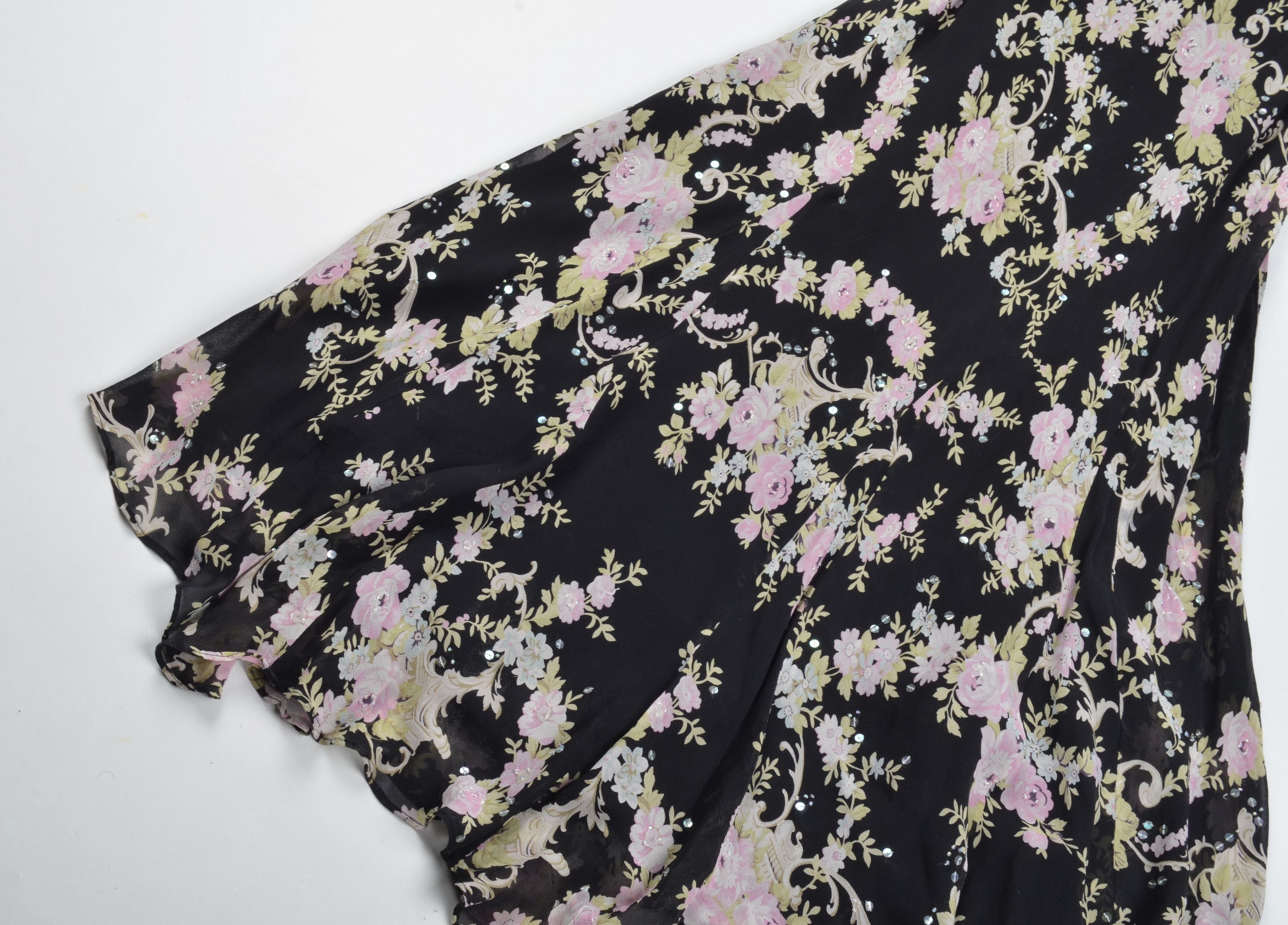 Laura Ashley Vintage Laura Ashley Y2K Mermaid Fairy Floral Dress Size M / US 6-8 / IT 42-44 - 7 Thumbnail