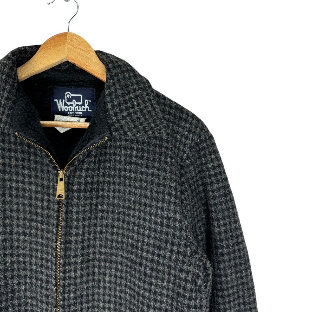 Vintage 🌟WOOLRICH PLAIDS WOOL ZIPPER JACKET Size US M / EU 48-50 / 2 - 3 Thumbnail