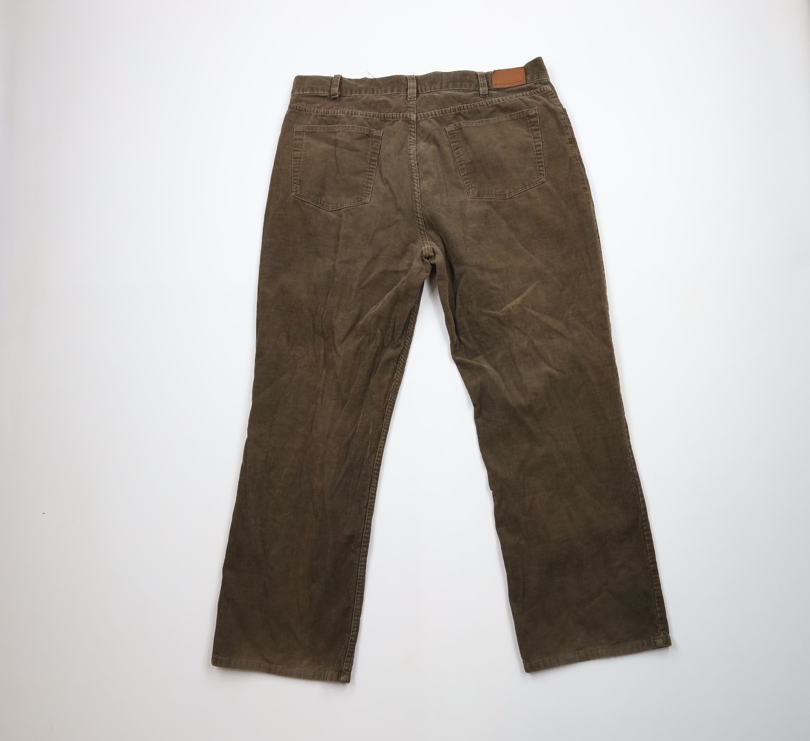 Gap × Vintage Vintage Y2K 2004 Gap Button Fly Wide Leg Corduroy Pants Size US 38 / EU 54 - 11 Thumbnail