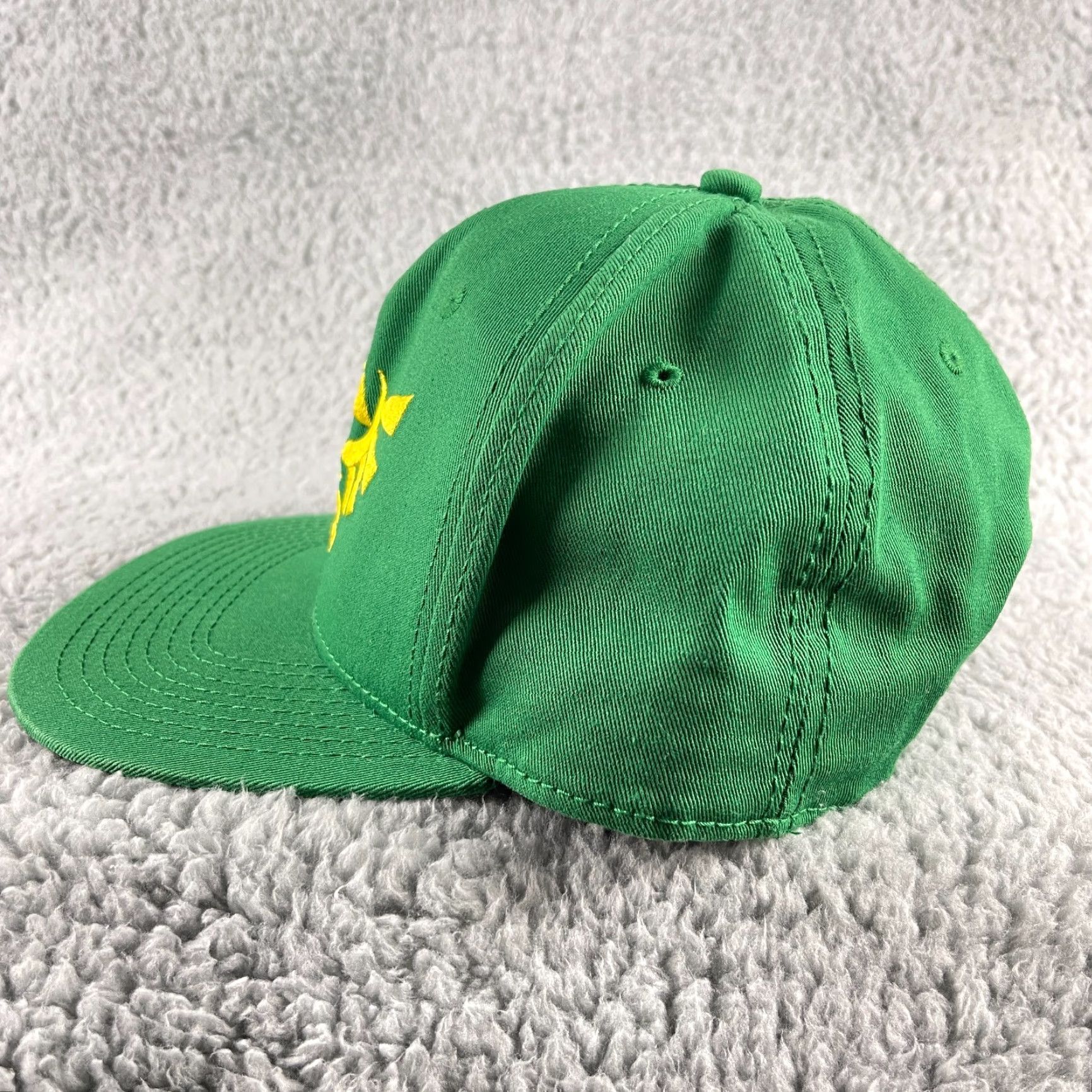 Vintage Zelda Snapback Hat Triforce Logo Green One Size Embroidered Adjustable Mens Adults Vintage: No Size ONE SIZE - 2 Thumbnail