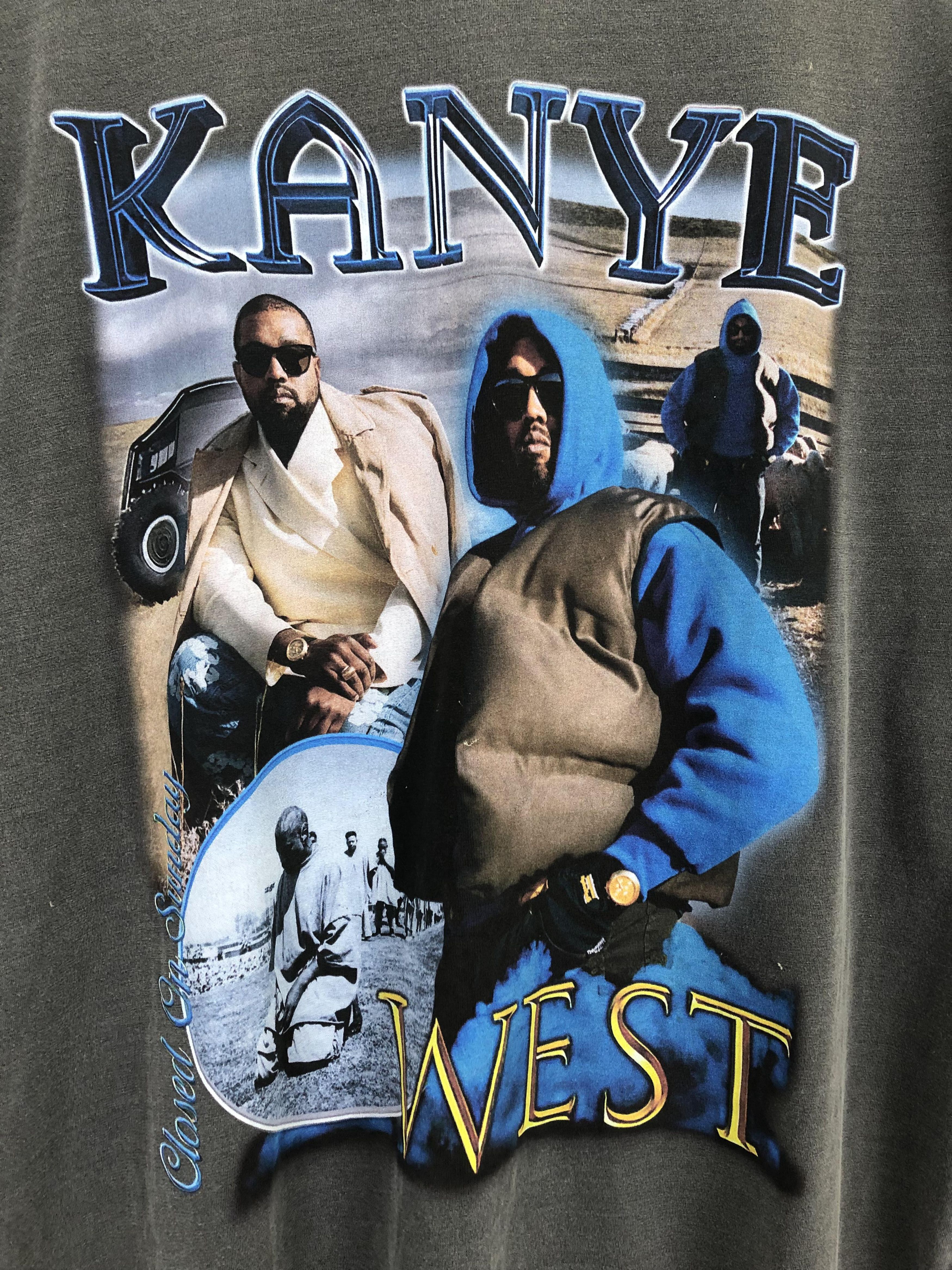 Rap Tees Vintage Kanye West Bootleg Rap Tees Tshirt TA0368 Size US L / EU 52-54 / 3 - 5 Thumbnail