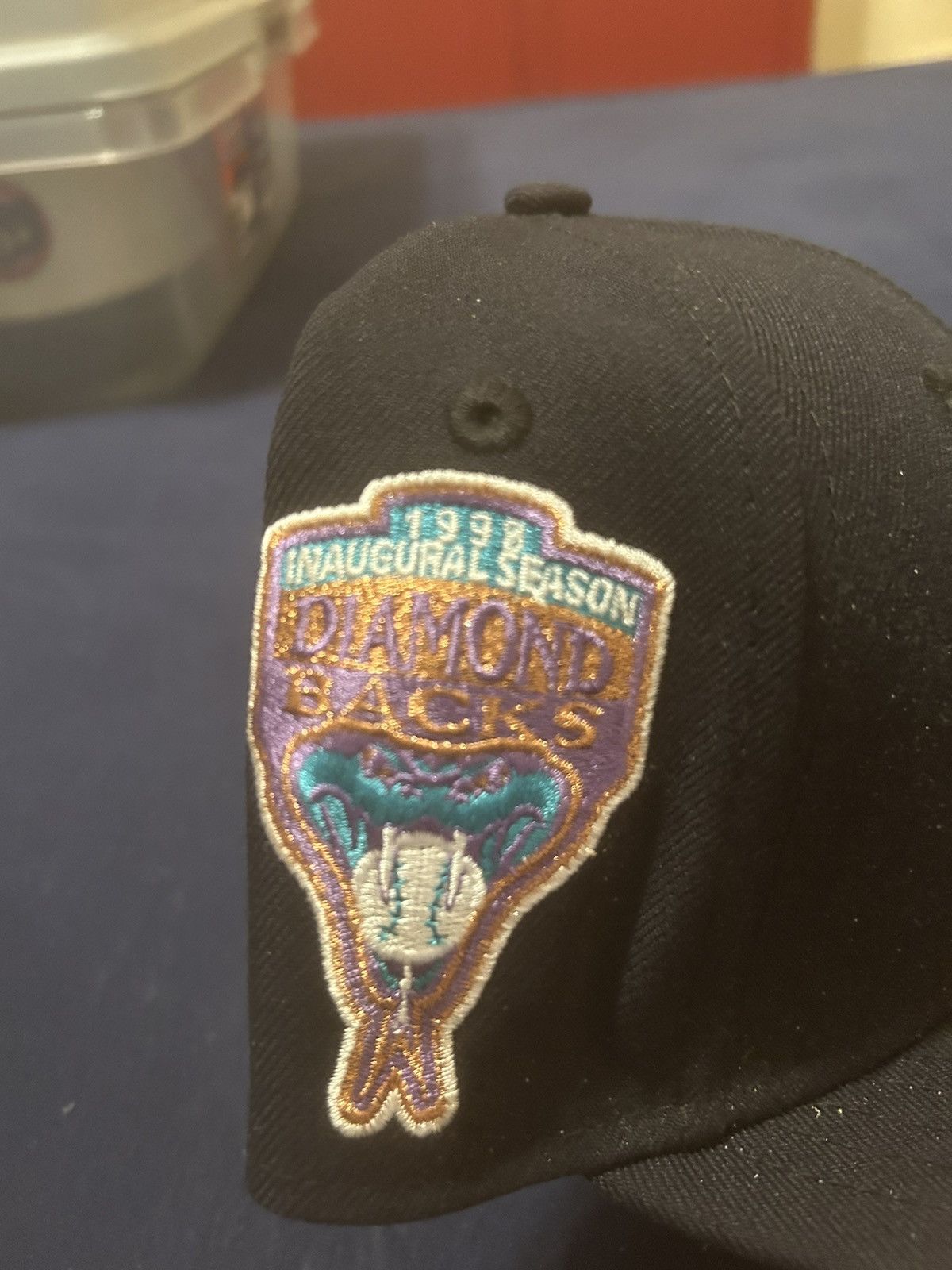 New Era Navy Arizona Diamondbacks New Era Fitted Hat Size 7 Size ONE SIZE - 2 Thumbnail