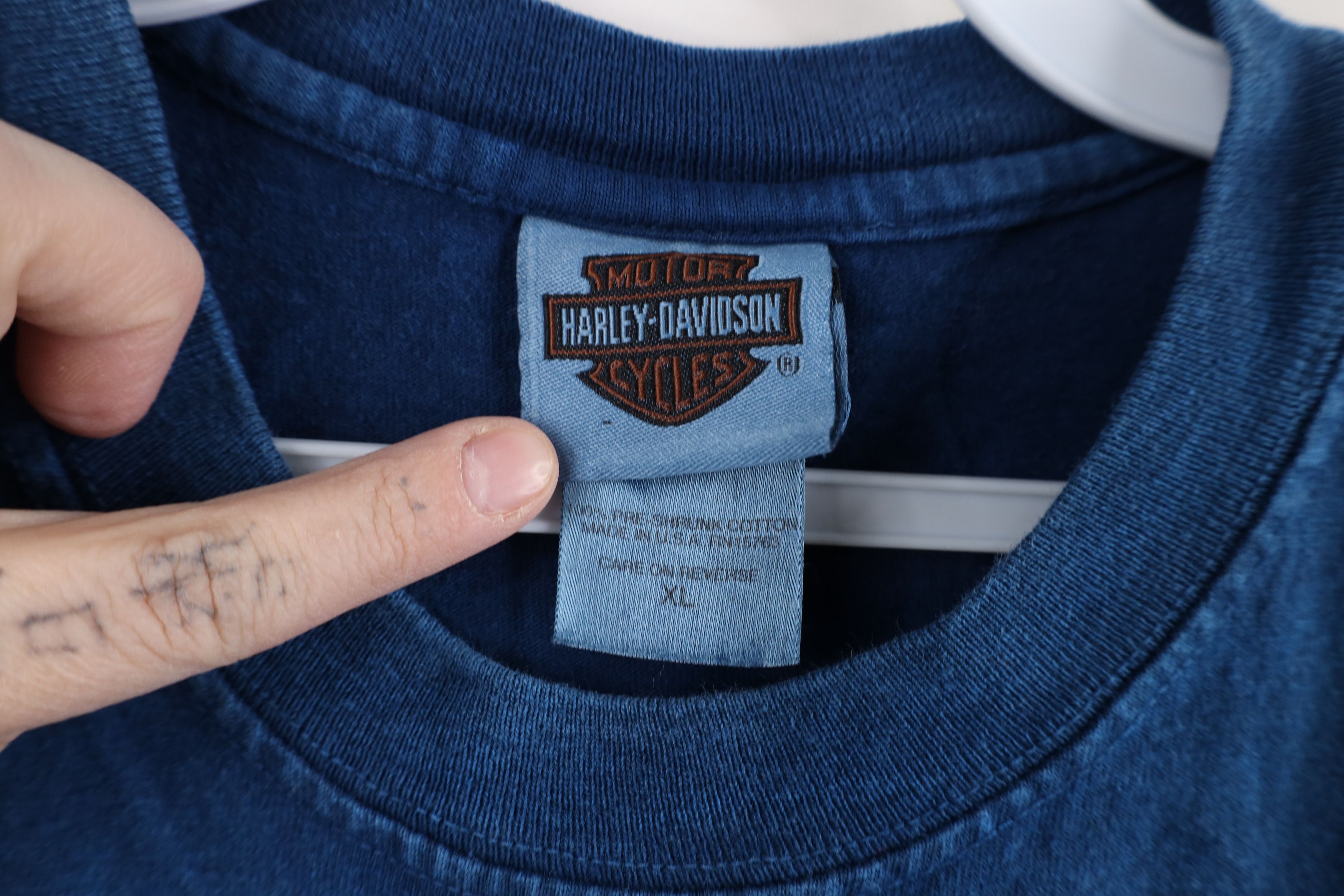 Harley Davidson × Vintage Vintage Y2K 2008 Harley Davidson Wash Sleeveless T-Shirt USA Size US XL / EU 56 / 4 - 6 Thumbnail