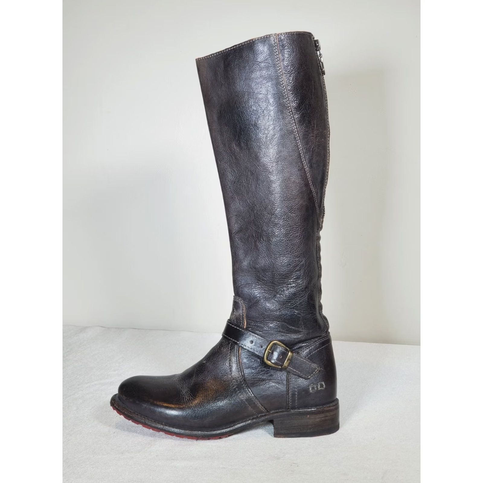 Bed Stu Bed Stu Glaye Tall Boots Black Rustic Extendable Calf Full Zip Women's US 8.5 Boots Size US 9 / IT 39 - 7 Thumbnail