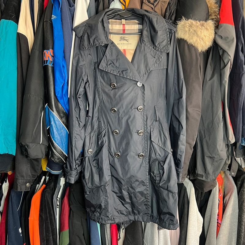 Burberry × Vintage trench coat double sided Burberry M nylon Size S / US 4 / IT 40 - 1 Thumbnail