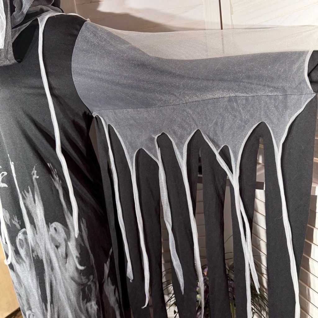 Vintage Spirit Ghoul Soul Eater Halloween Costume Black/Grey/White S Size S / US 4 / IT 40 - 7 Thumbnail