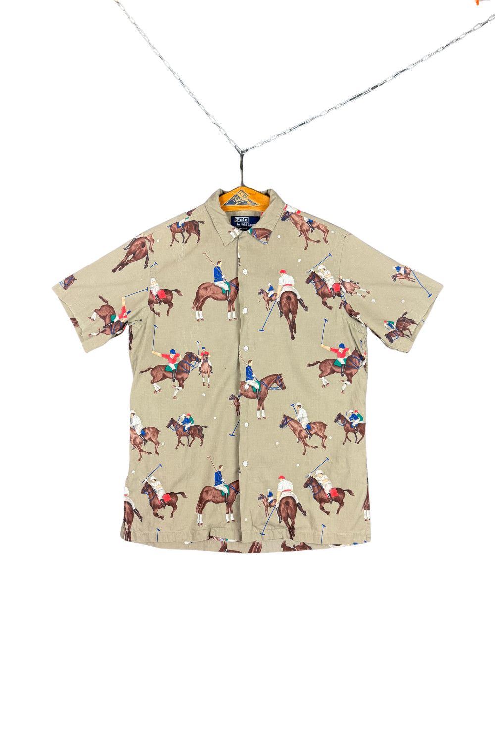 (c.1988–1992) Polo Ralph Lauren Equestrian Print Shirt