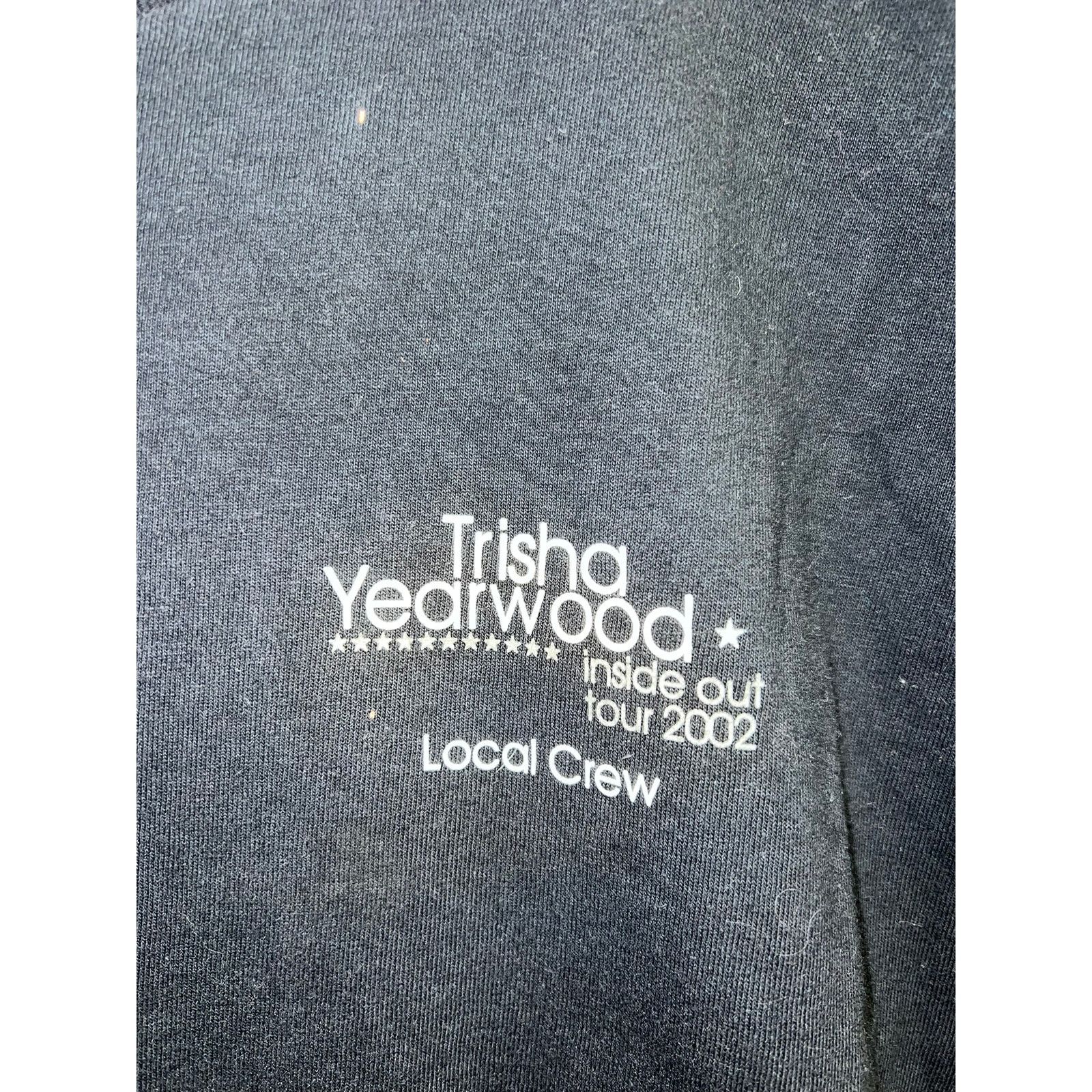 Delta Vintage Trisha Yearwood Shirt Inside Out Tour Local Crew Tee Size US XL / EU 56 / 4 - 3 Thumbnail