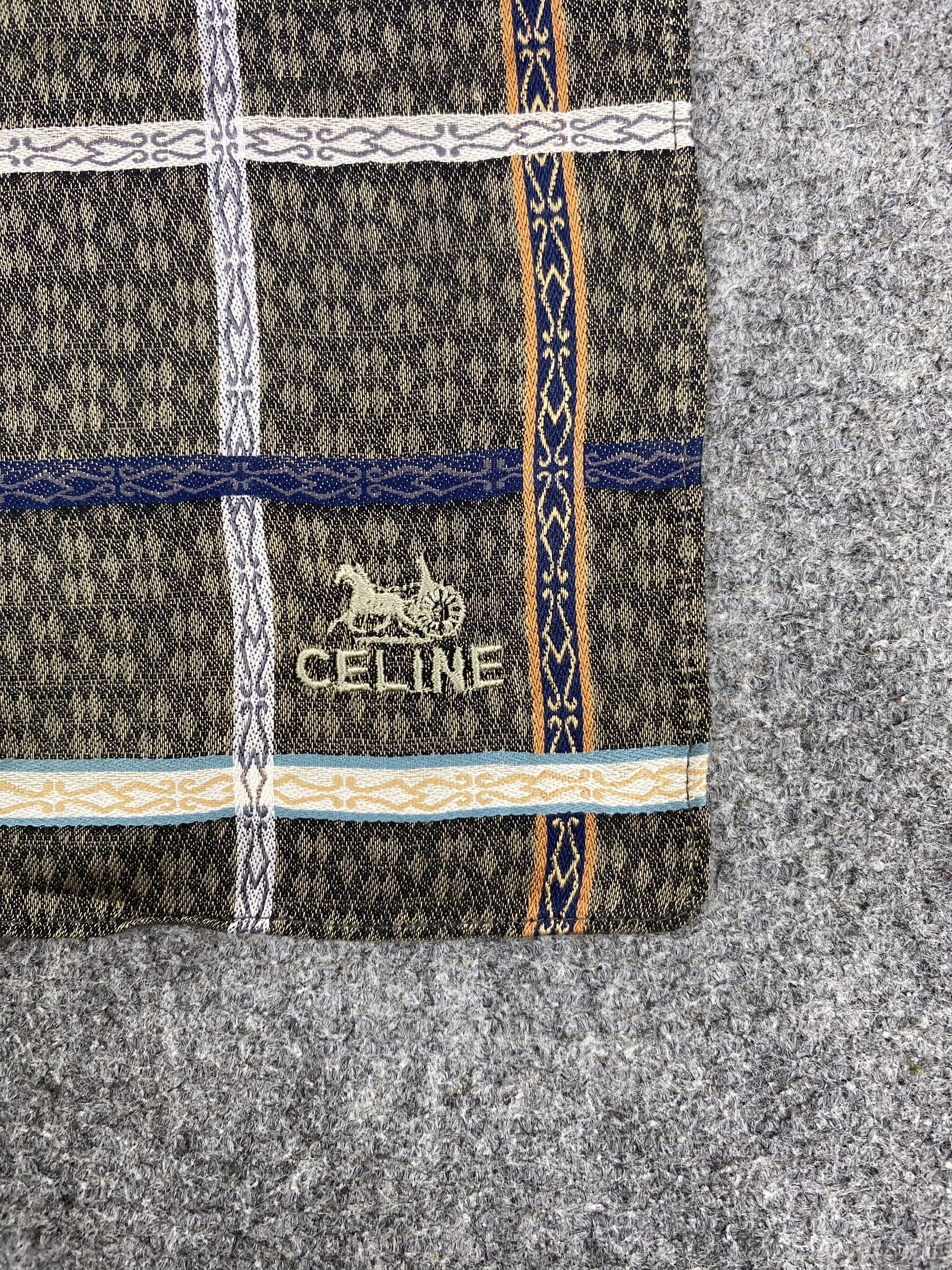 Celine × Vintage Celine Handkerchief / Bandana / Neckerchief HKC0329 Size ONE SIZE - 5 Thumbnail