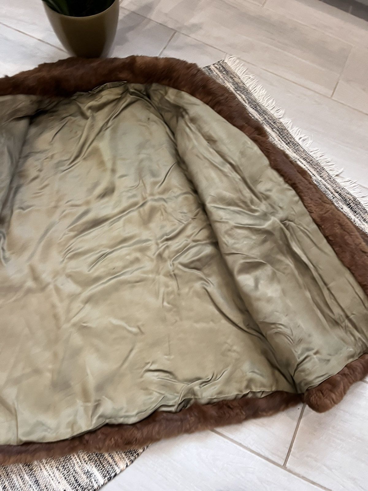 Vintage Hype Vintage Real Fur Jacket Brown Coats Avantgarde retro Size L / US 10 / IT 46 - 18 Thumbnail