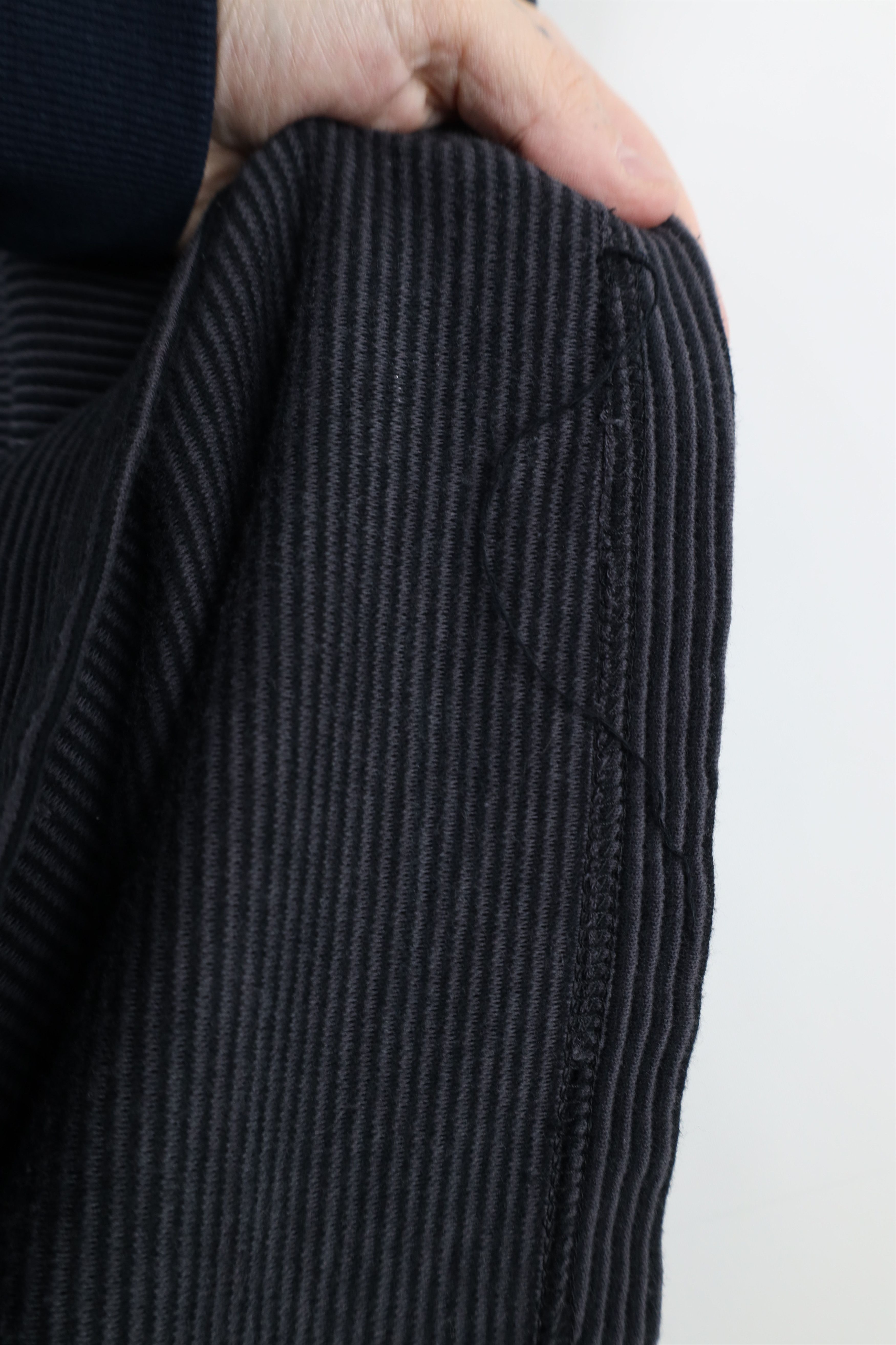 Vintage Vintage 90s Streetwear Ribbed Knit Long Sleeve Rugby Polo Size US XL / EU 56 / 4 - 8 Thumbnail