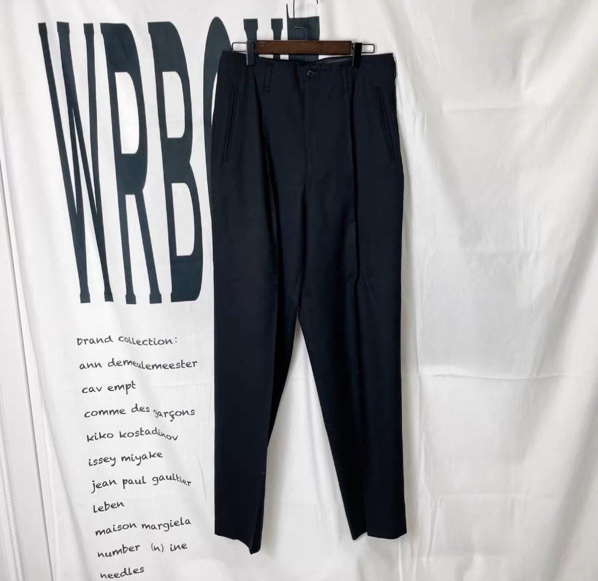 Jean Paul Gaultier Jean Paul Gaultier Draped Wool Trousers with Crease J29 Size US 34 / EU 50 - 1 Thumbnail