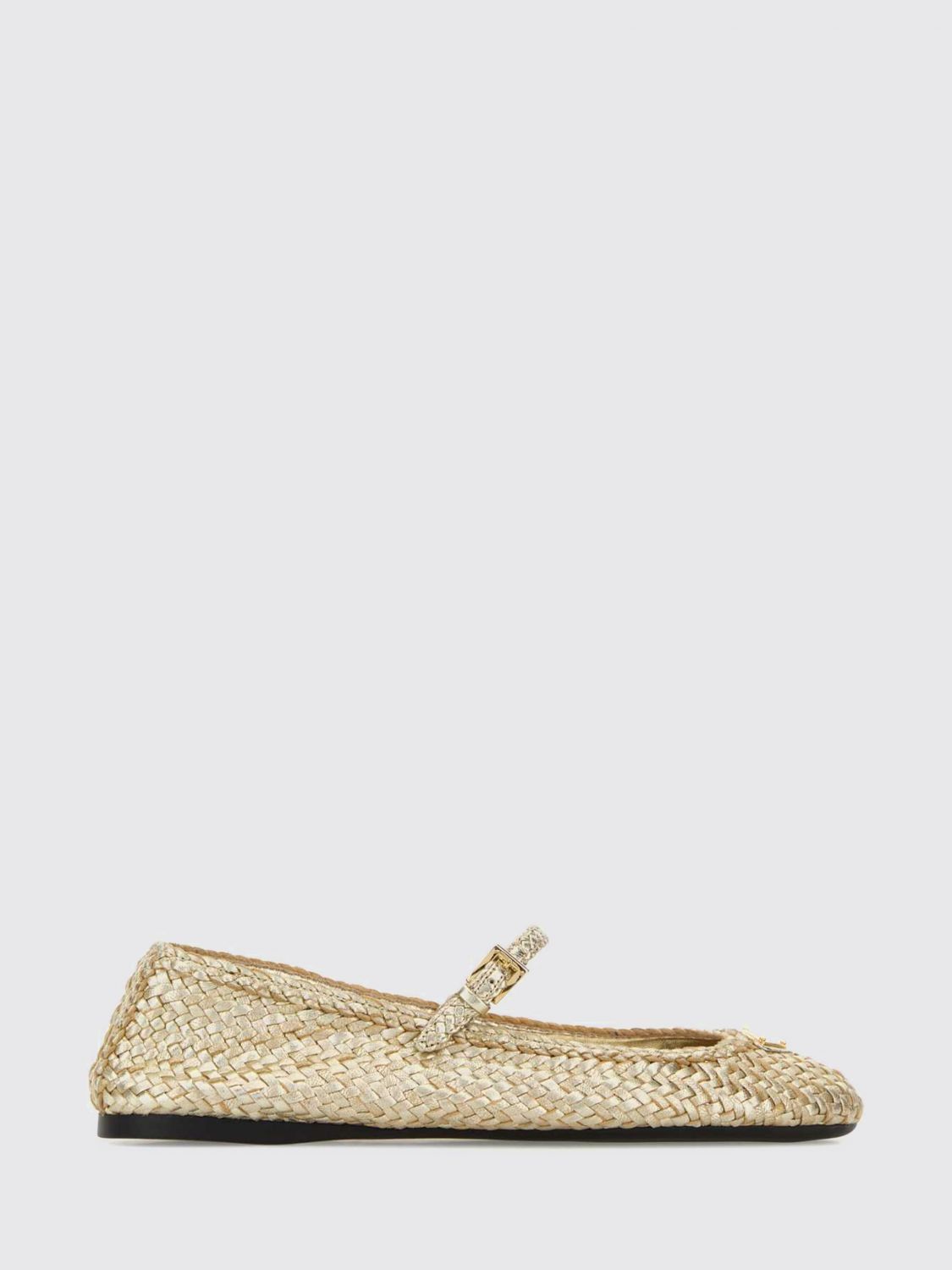 Prada Prada Ballet Flat Woman Silver Size US 8 / IT 38 - 1 Preview