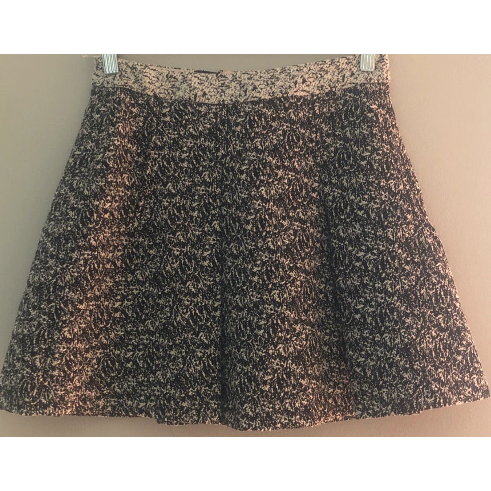 Banana Republic Banana Republic Womens Skirt 0P Petite Knee Length Pleated Multicolor Black White Pocket Size 25" / US 0 / IT 36 - 2 Thumbnail
