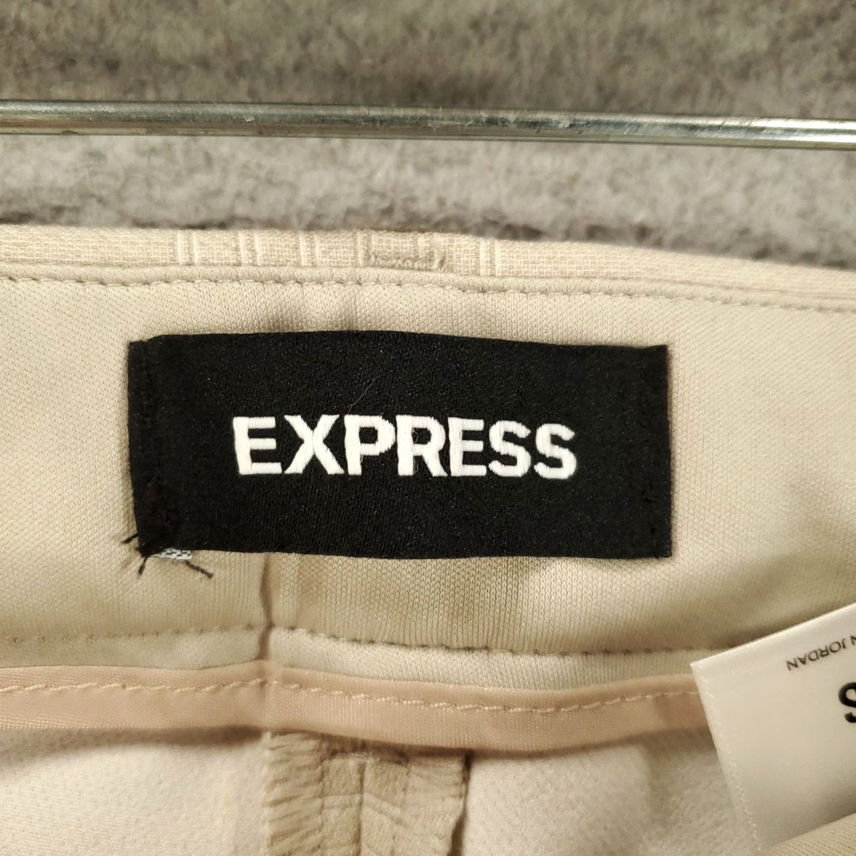 Express Express Dress Pants Womens Size 8S Beige Supersoft Twill Office 8 Short New NWT Size 30" / US 8 / IT 44 - 7 Thumbnail