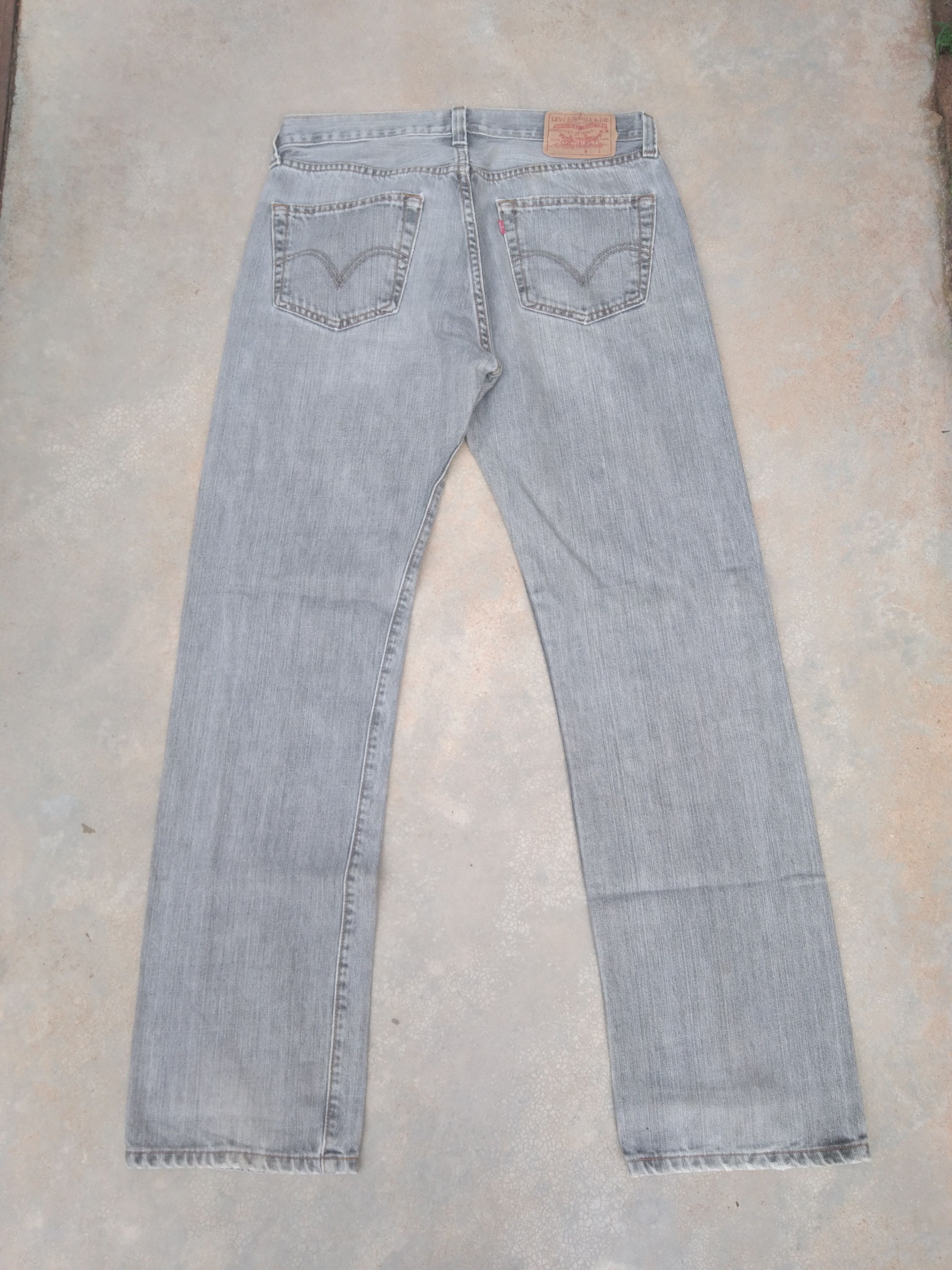 Levi's Vintage Levi's 501 Grey Straight Leg Jeans 32x32 Size US 32 / EU 48 - 2 Thumbnail