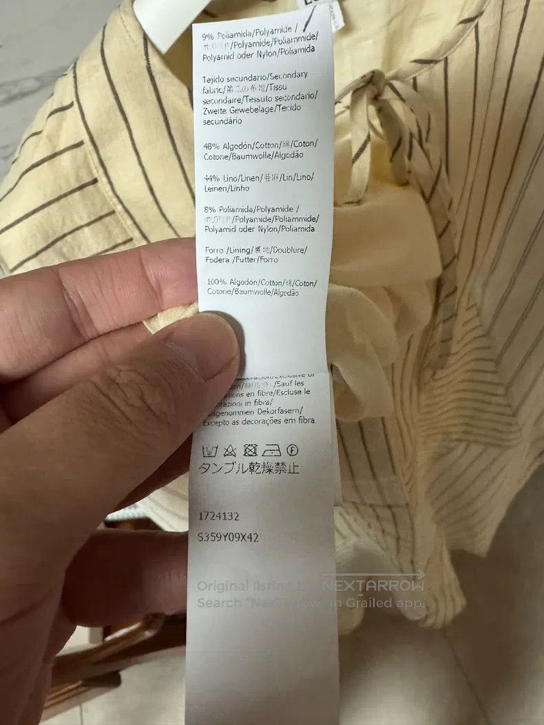 Loewe Loewe Asymmetrical Short Sleeve Dress with Small Logo on C Size XS / US 0-2 / IT 36-38 - 8 Thumbnail