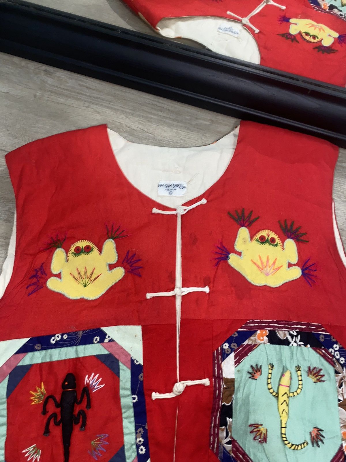 Japanese Brand × Vintage Rare Vintage / Y2K 1970s - 1980s Patchwork Vests Size US L / EU 52-54 / 3 - 4 Thumbnail