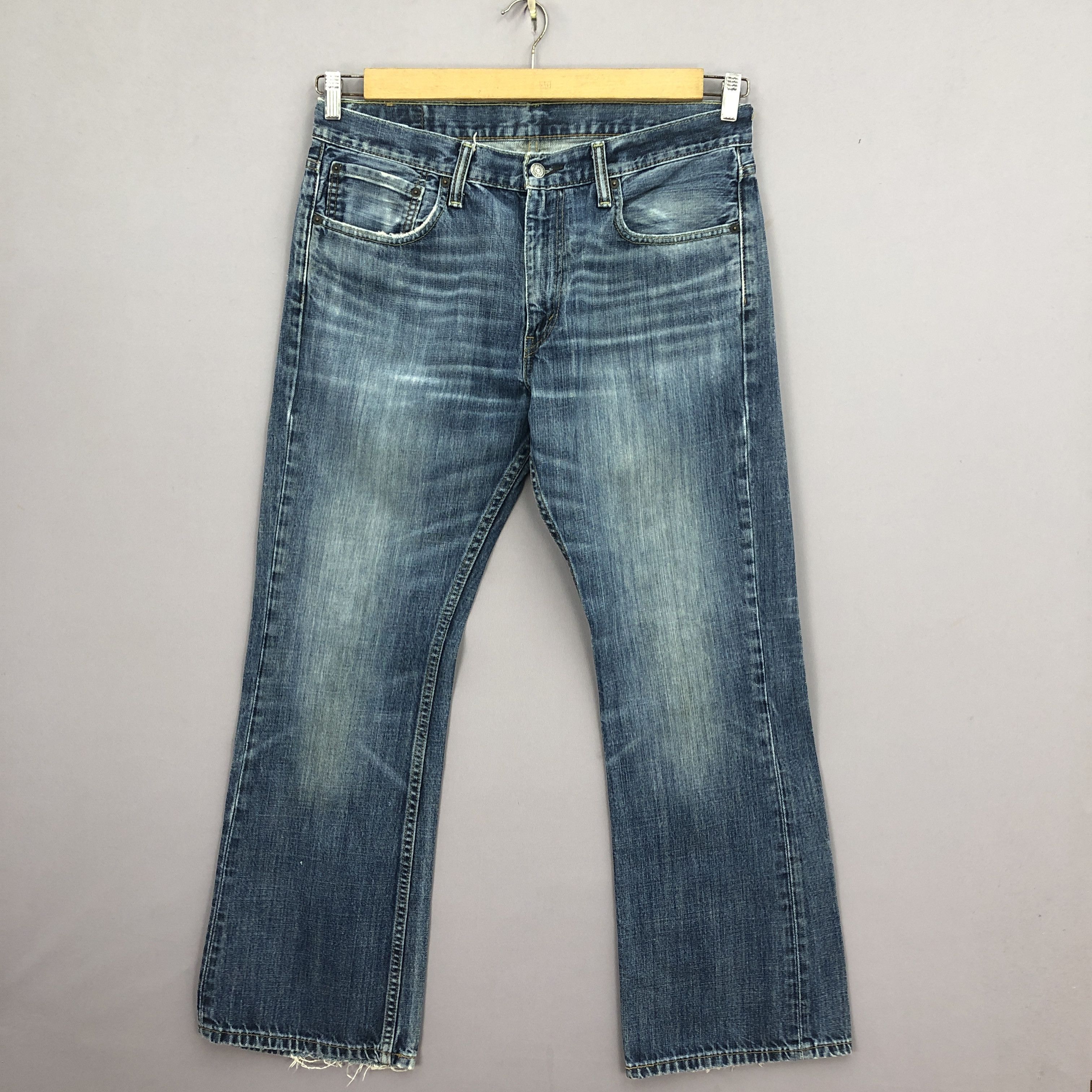 Vintage Levis 527 Flare Jeans Wide Leg Bootcut Denim BS47138
