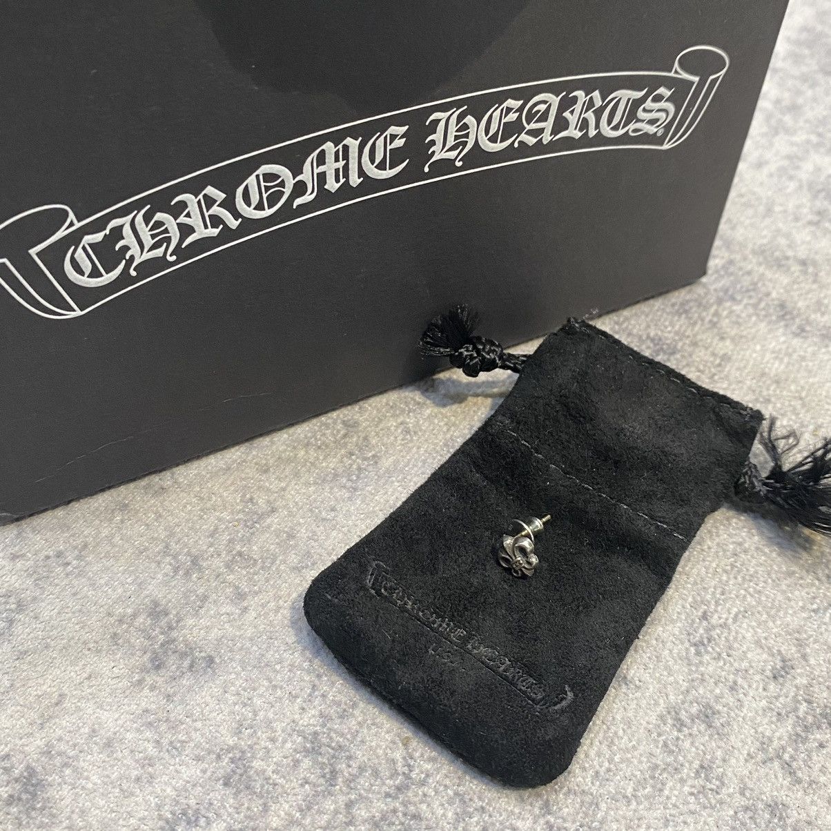 Chrome Hearts Chrome Hearts Stud CO BSFleur earring silver Size ONE SIZE - 3 Thumbnail