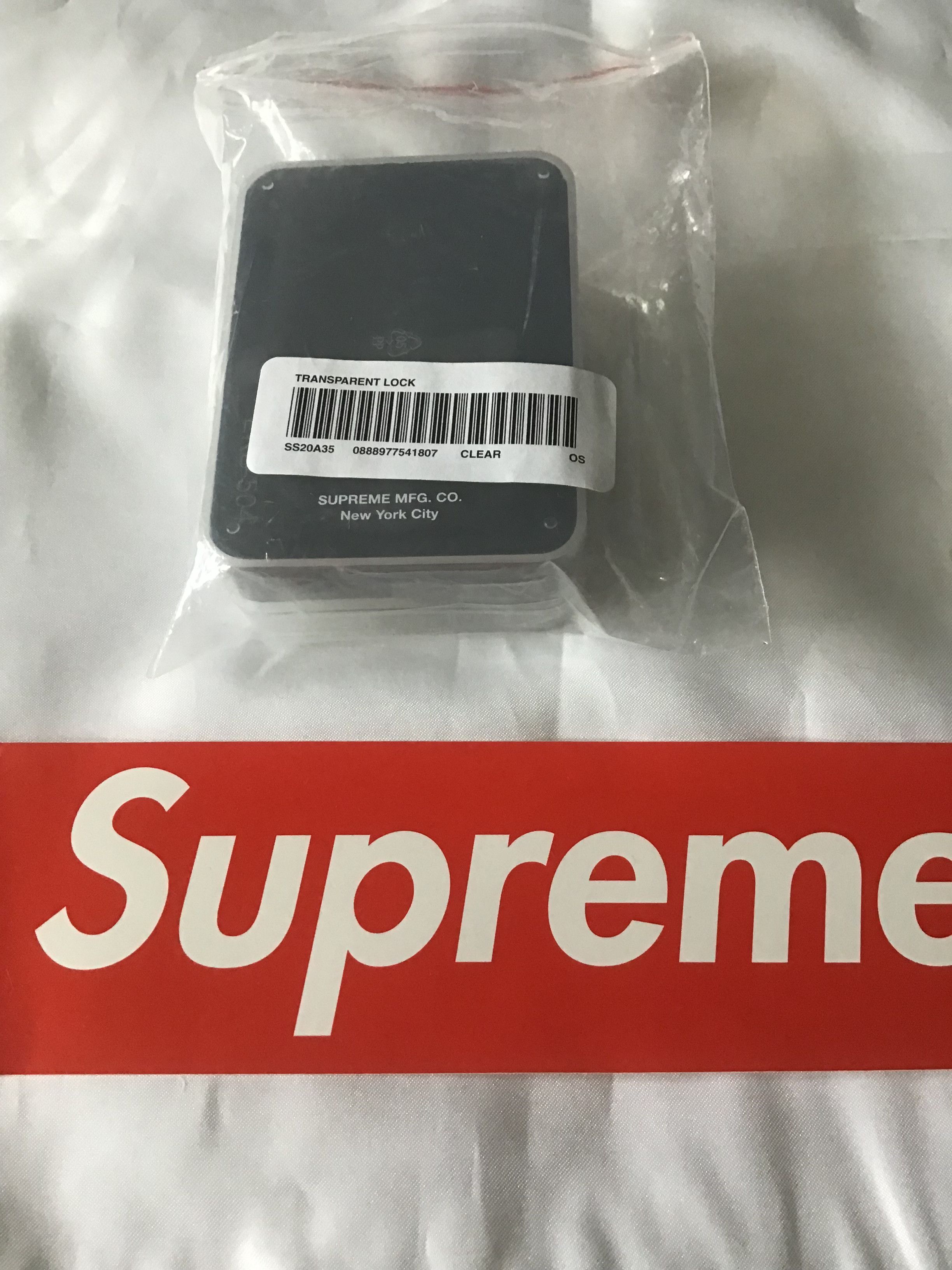 Supreme SUPREME Transparent Lock Size ONE SIZE - 6 Thumbnail