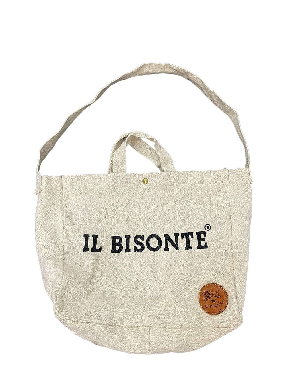 Il Bisonte Shoulder Tote Bag IL Bisonte Cotton Canvas 1🟩 Size ONE SIZE - 3 Thumbnail