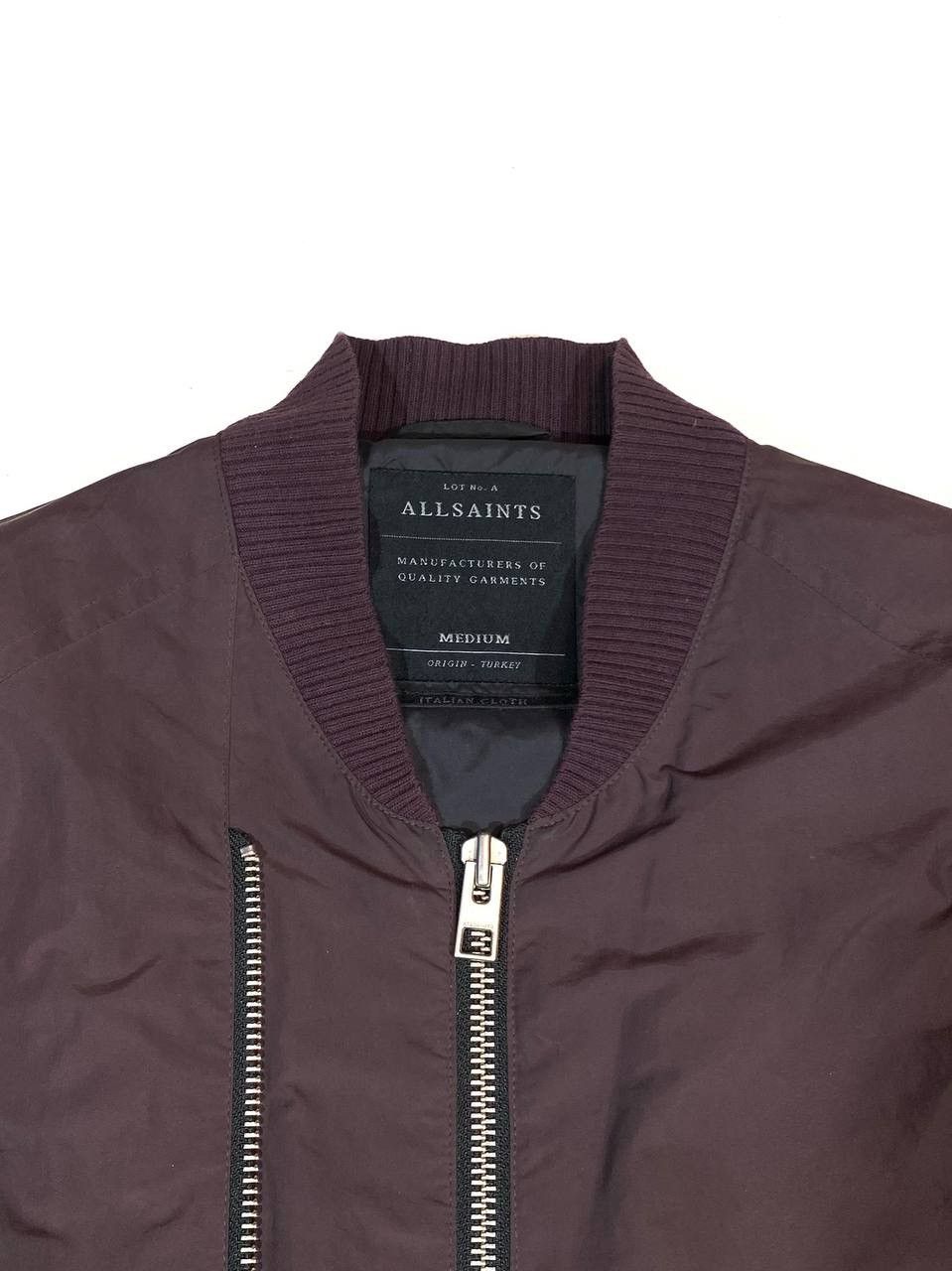 Allsaints Allsaints Men Bomber Leather Jacket Size US S / EU 44-46 / 1 - 9 Thumbnail