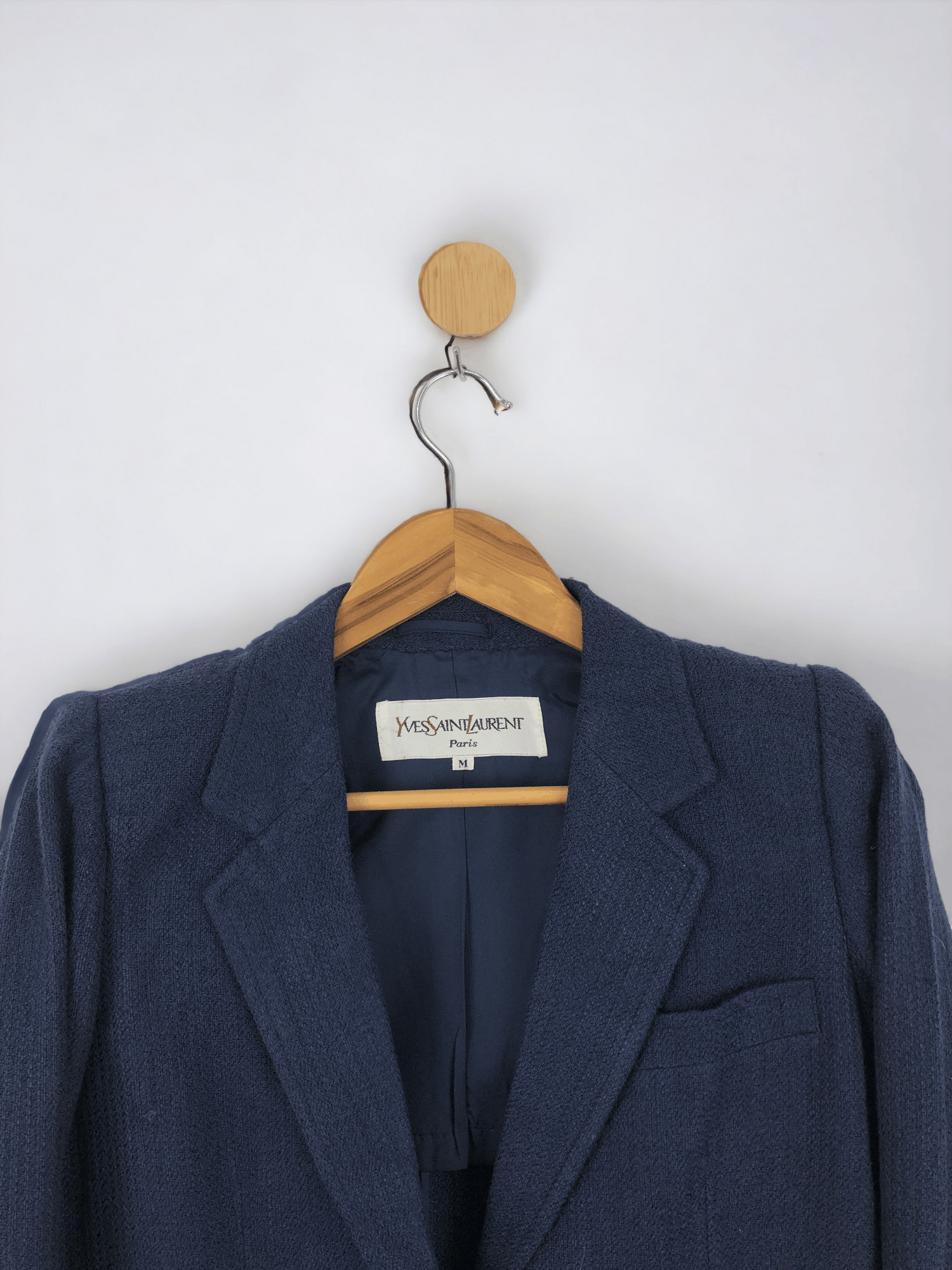 Yves Saint Laurent Vintage Yves Saint Laurent Paris Wool Blazer Jacket JA0033 Size US M / EU 48-50 / 2 - 2 Thumbnail