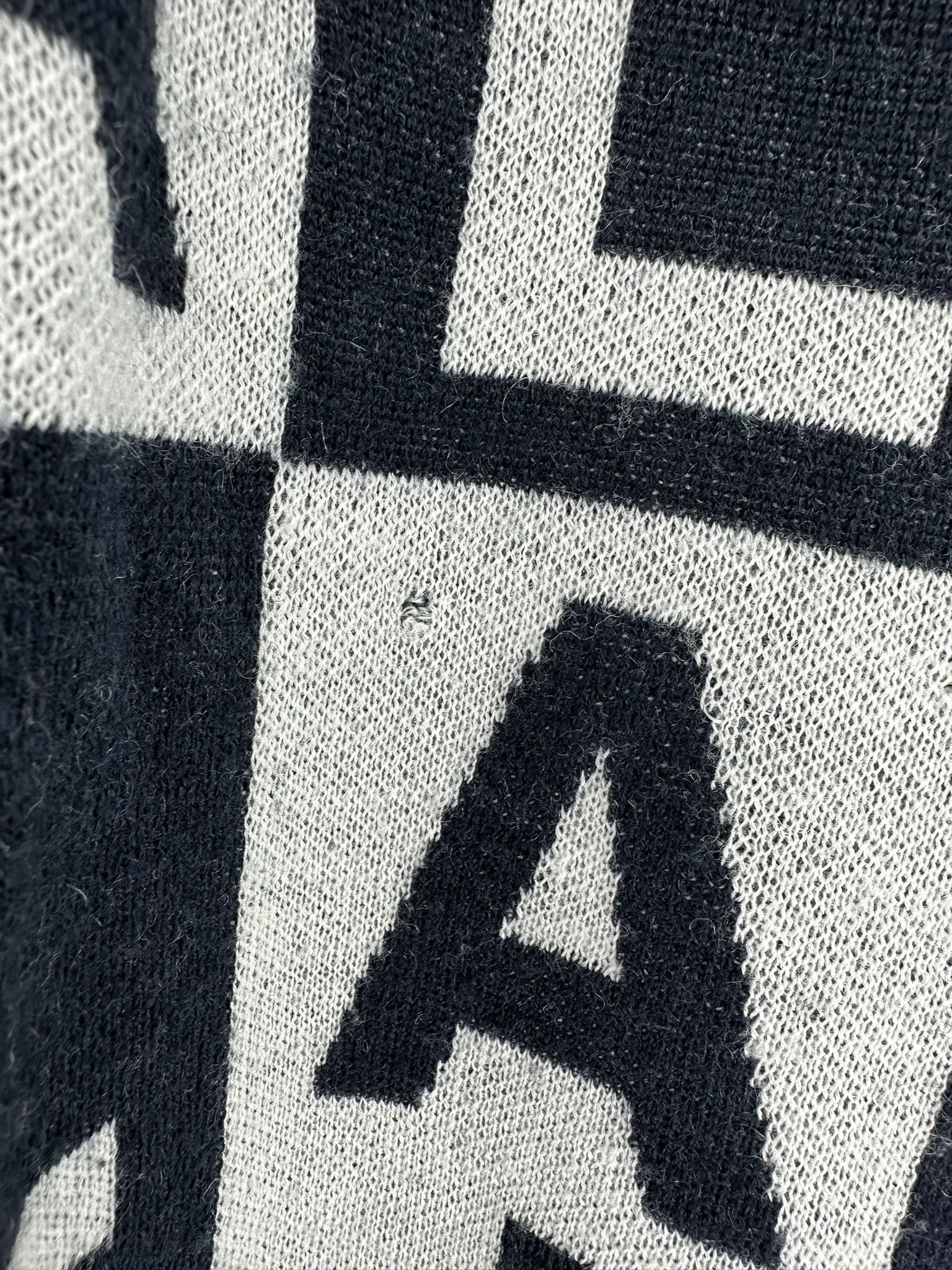 Palace Palace FW2016 Check-It Knit Black/Grey Size US XL / EU 56 / 4 - 6 Thumbnail