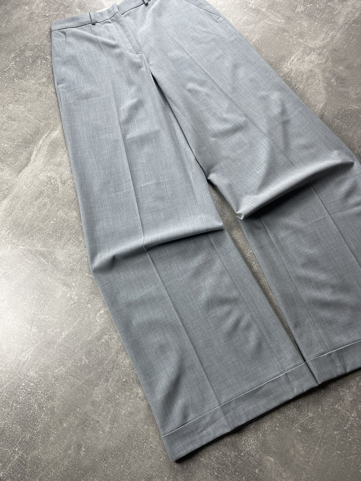 Marithe + Francois Girbaud Marithé + François Girbaud Tailored Wide Leg Trousers Size 28" / US 6 / IT 42 - 3 Thumbnail